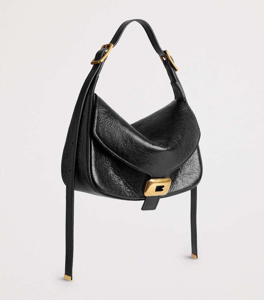 Balenciaga Womens Lambskin Clicca Shoulder Bag Image 8