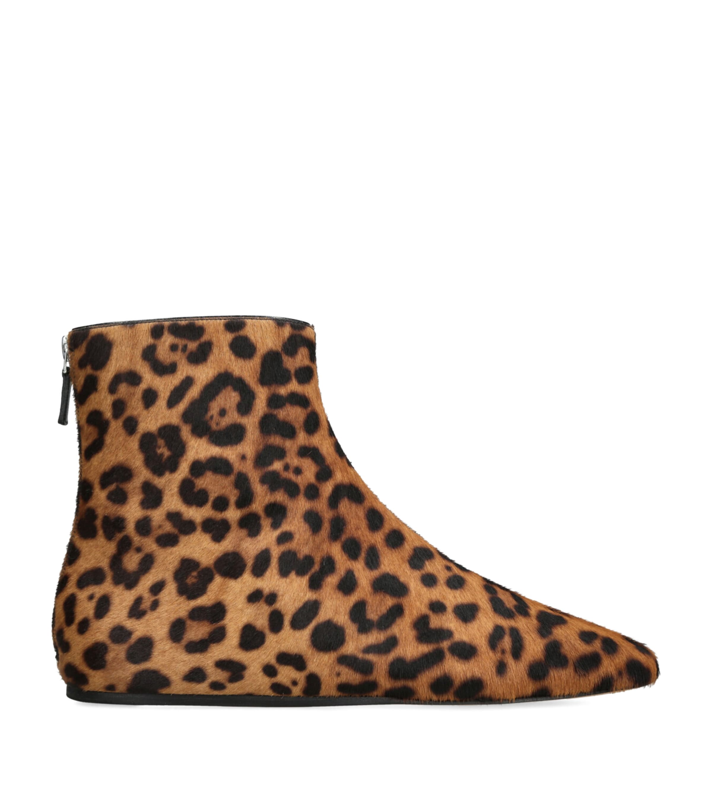 LE MONDE BERYL CALF HAIR LUNA ANKLE BOOTS