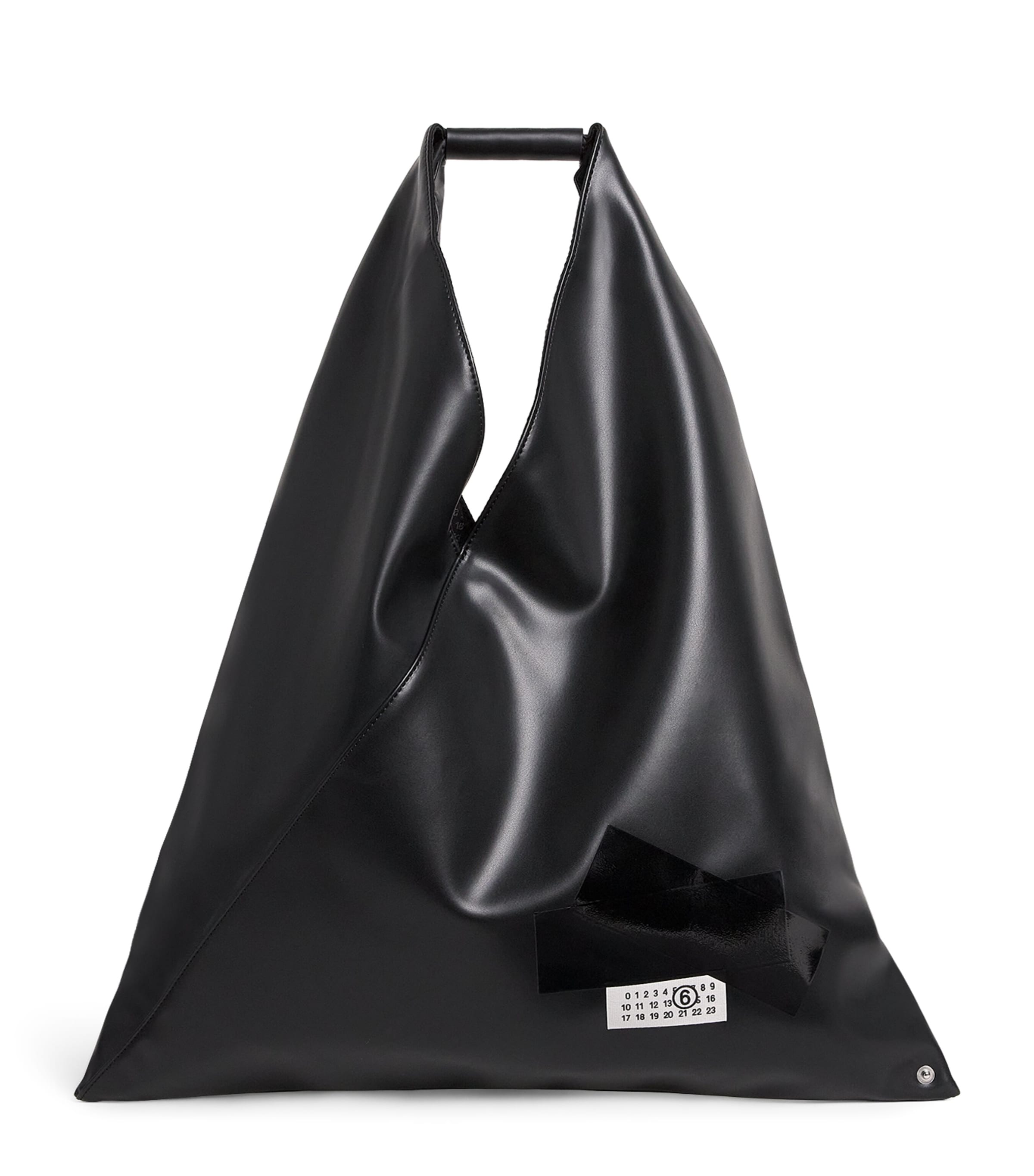 Maison Margiela Black Medium Archive Tape Tote Bag | Harrods US