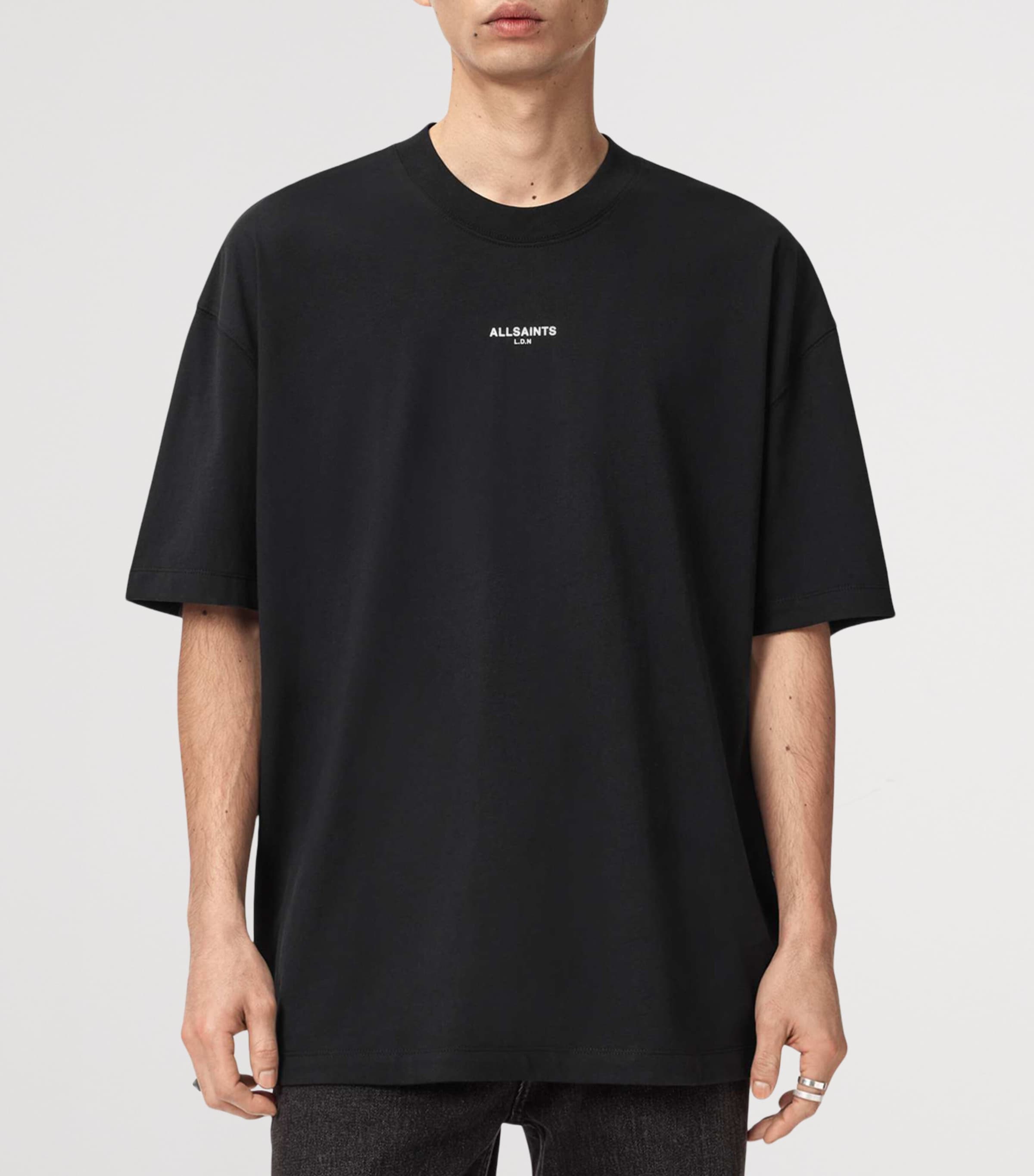Organic Cotton Mikro Oversized T-Shirt WASHED BLACK Image 4