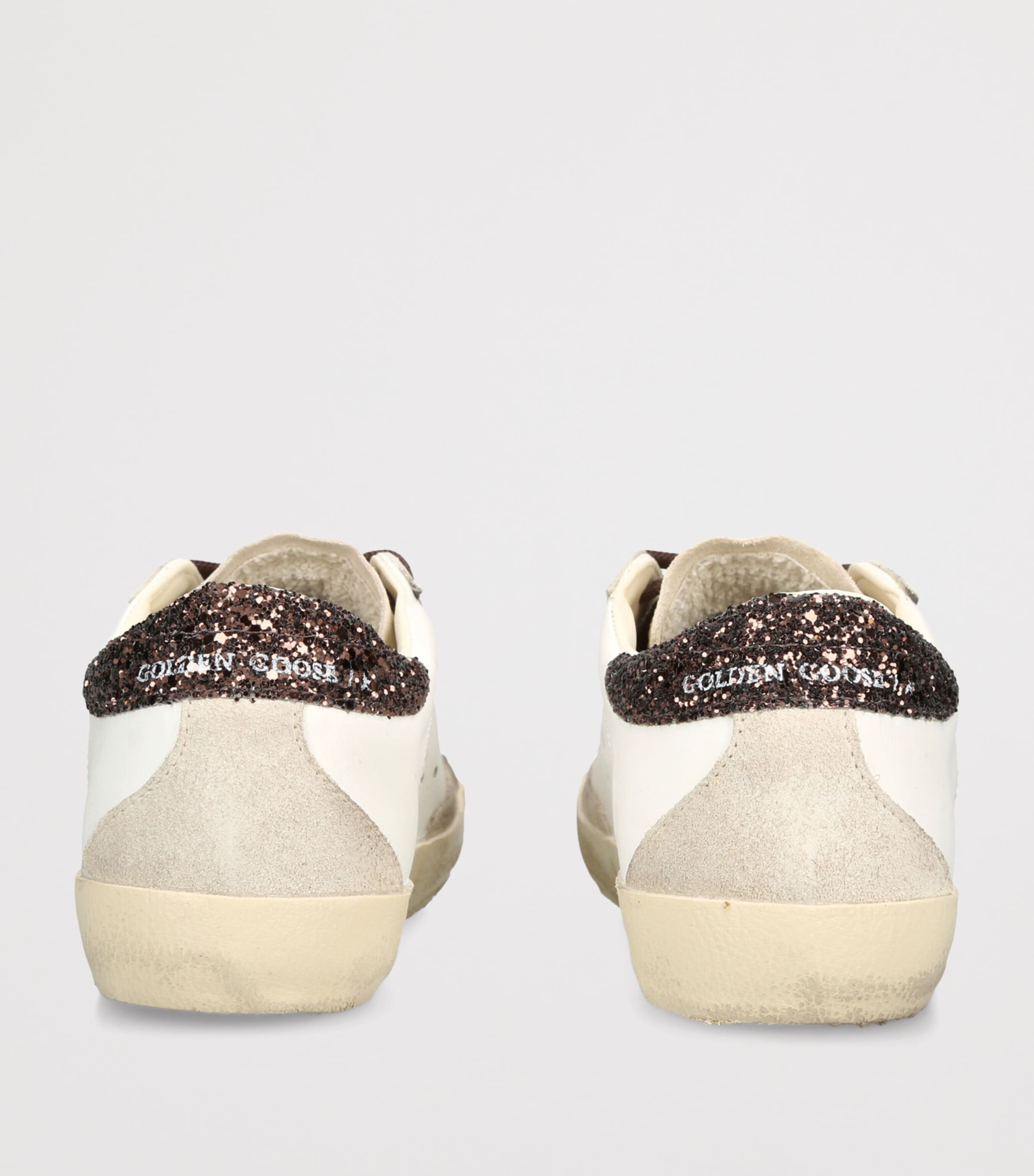 Golden Goose Leather Superstar Sneakers White/comb Image 4
