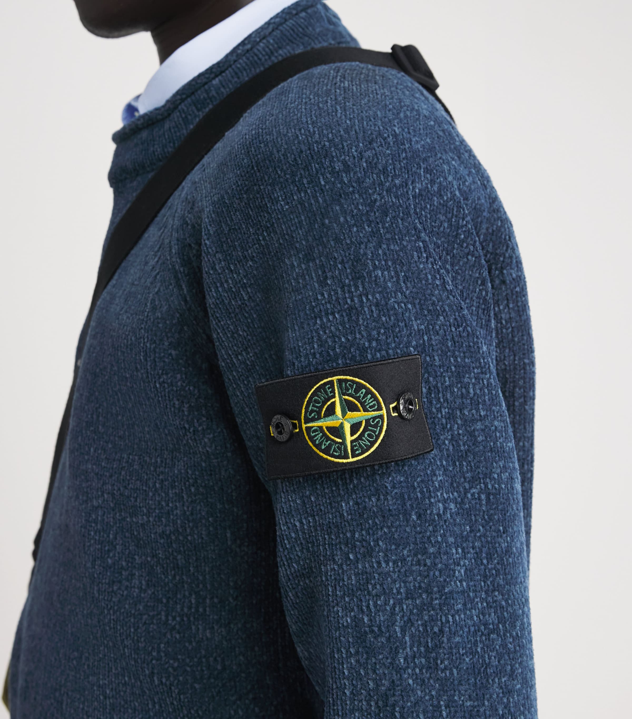 Stone Island Mens Cotton Mélange Sweater Image 3