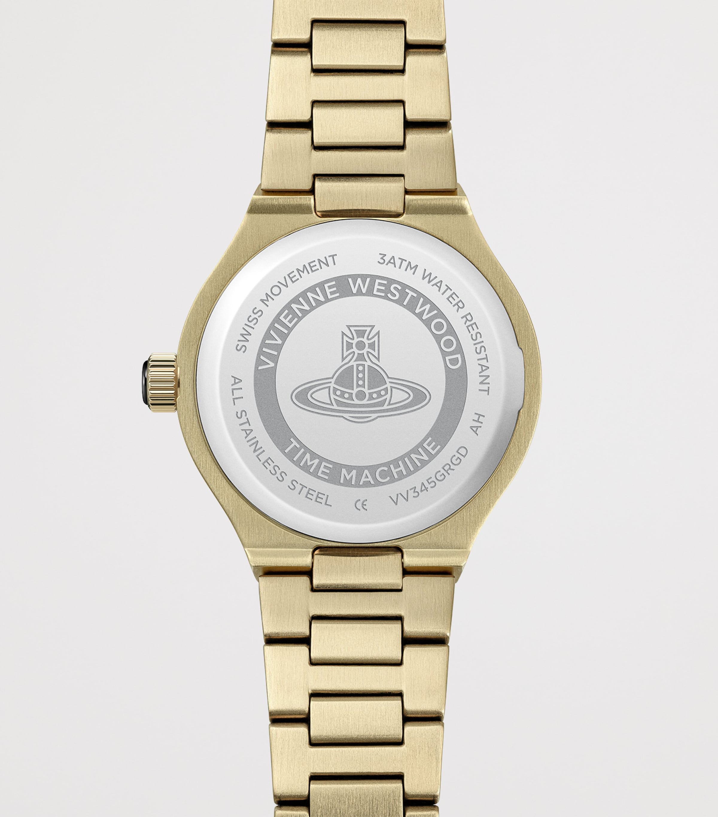 Vivienne Westwood Stainless Steel Berwick Watch 37mm Grn Gld Image 5