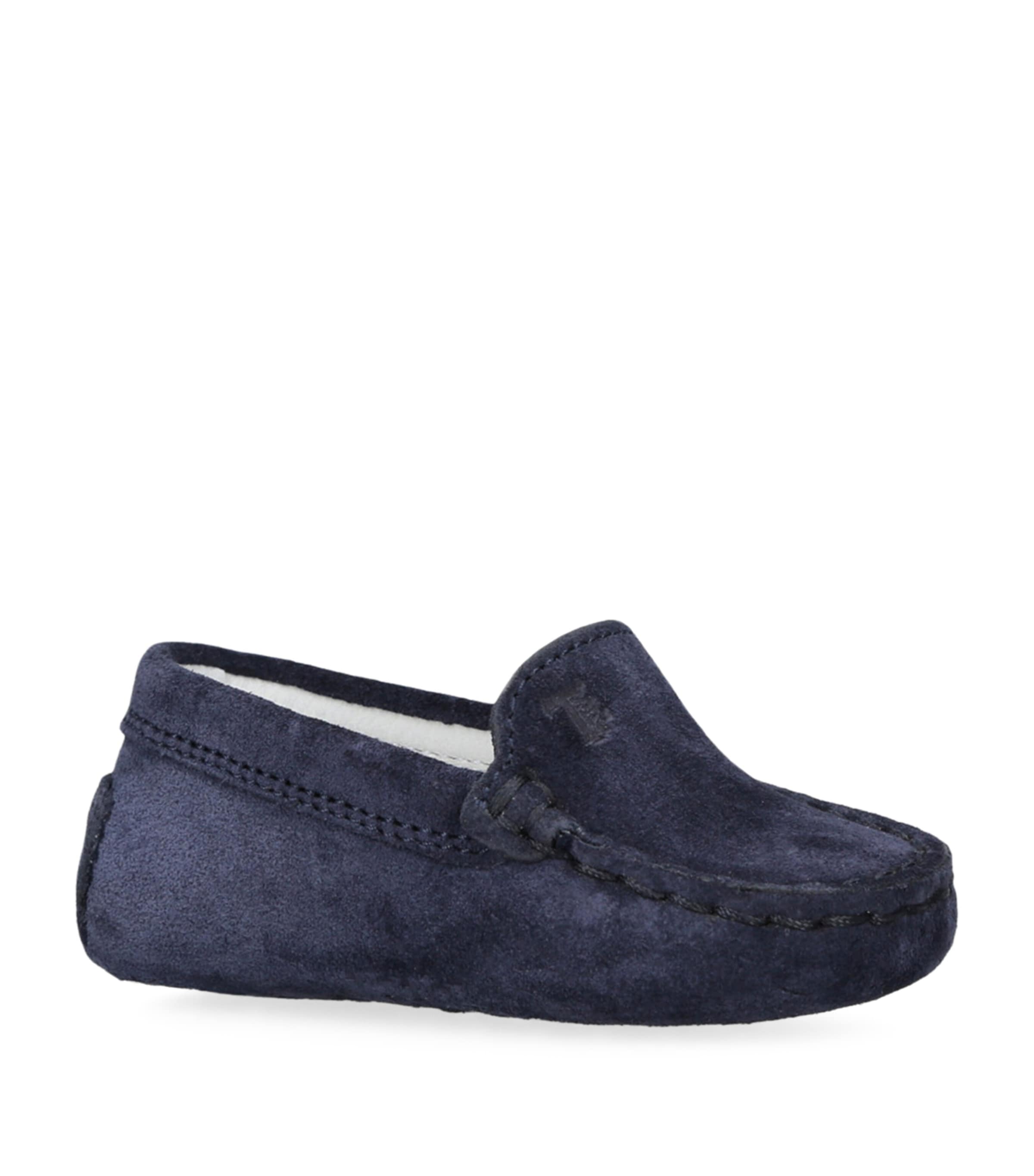Suede Pantofola Gommini Loafers NAVY Image 3