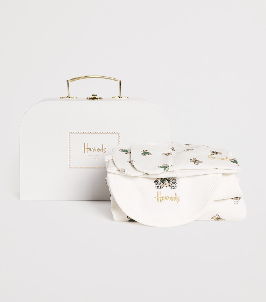 Pima Cotton Bear Baby Gift Set (0-18 Months) IVORY Image 3