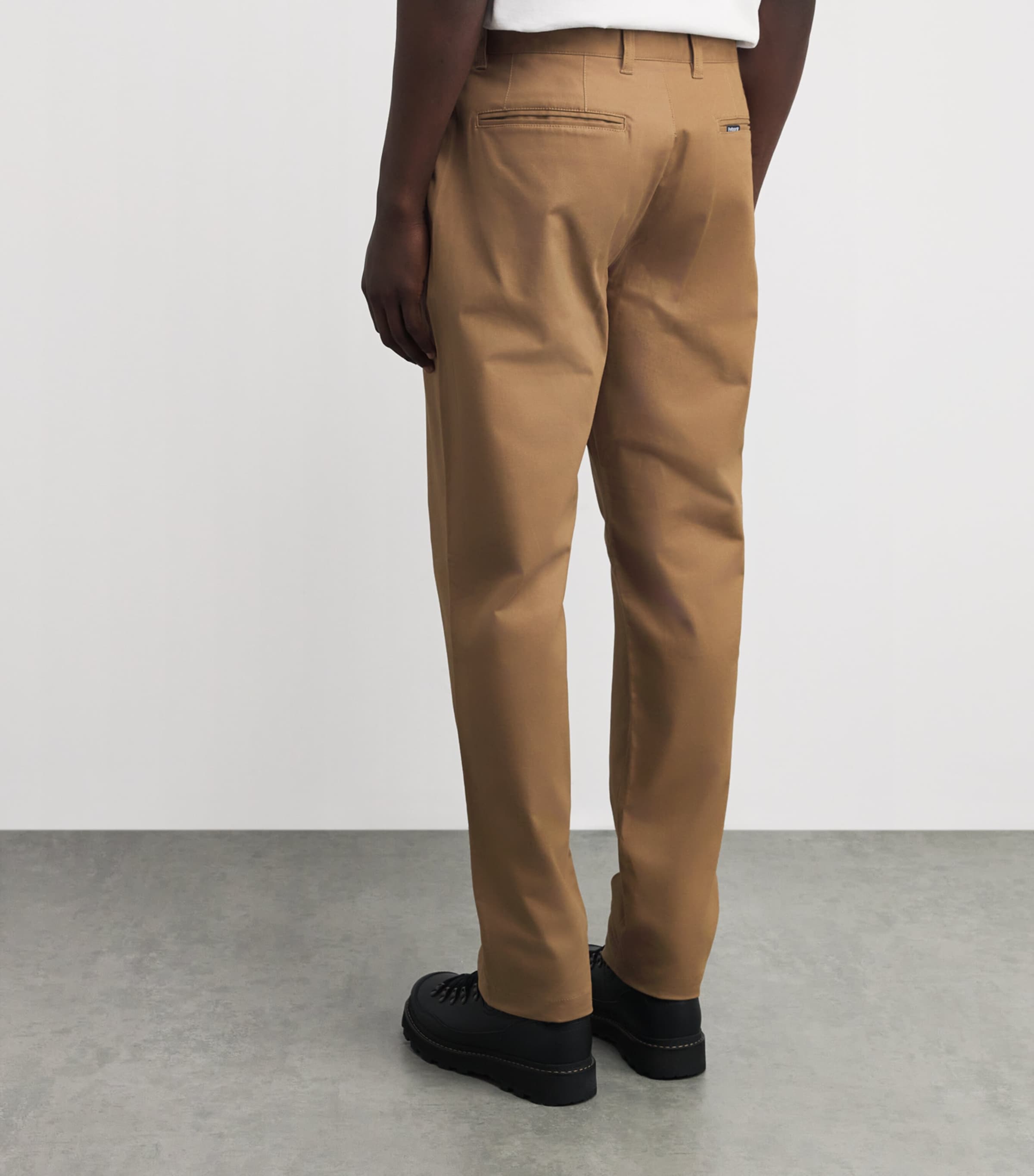 Stretch-Cotton Straight Trousers SANDSTONESN31 Image 4