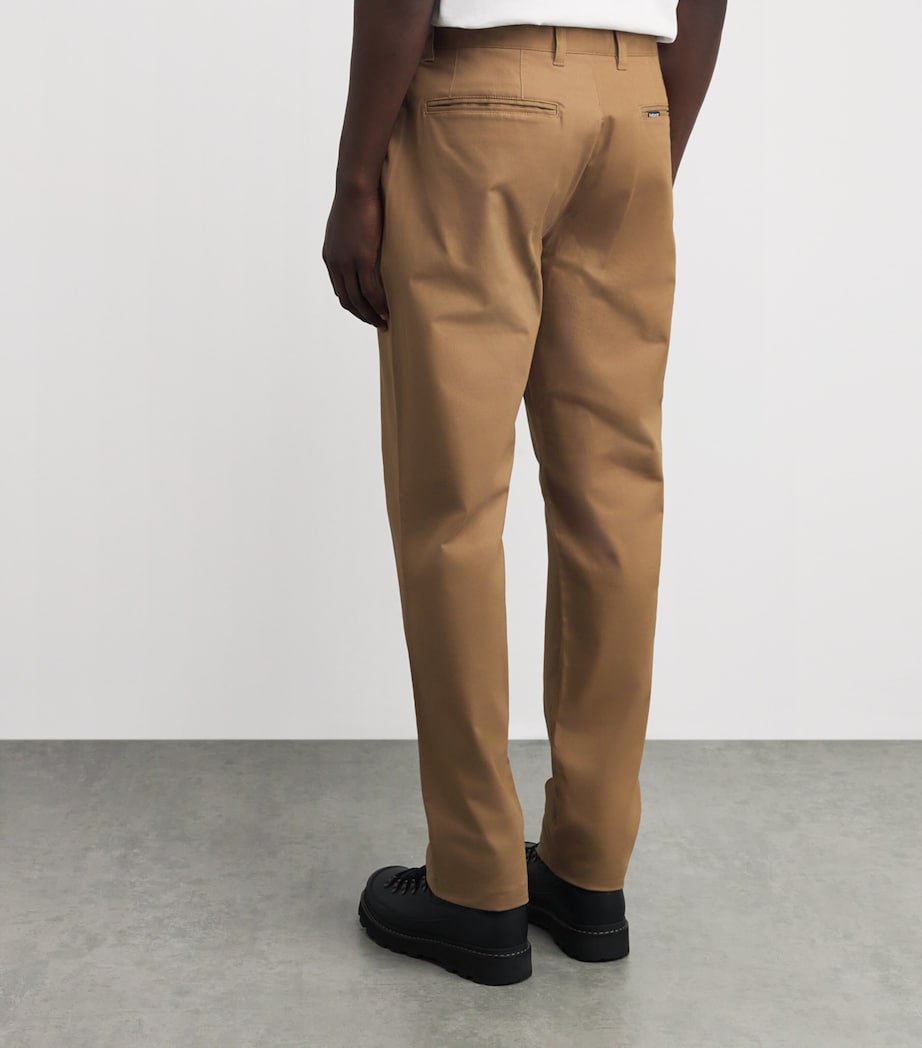 Stretch-Cotton Straight Trousers SANDSTONESN31 Image 4