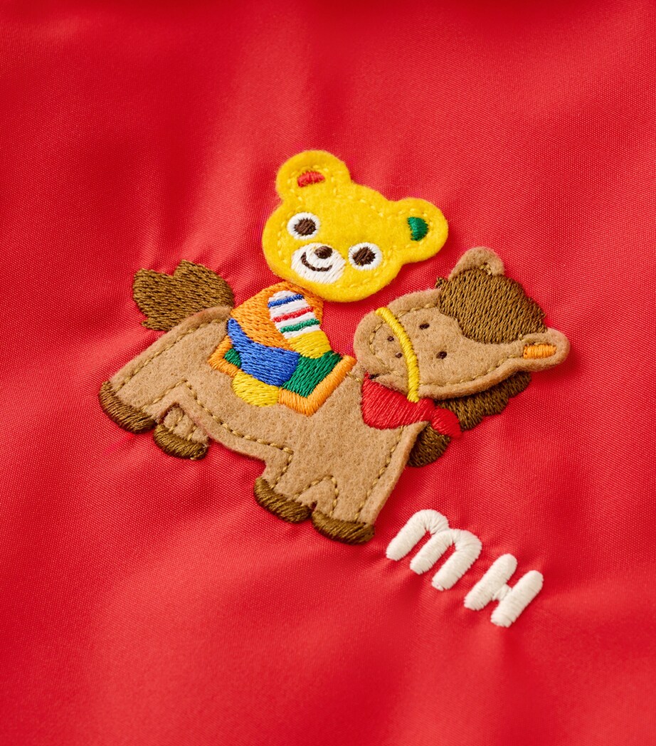 Embroidered Hooded Poncho (One Size) 2 Image 6