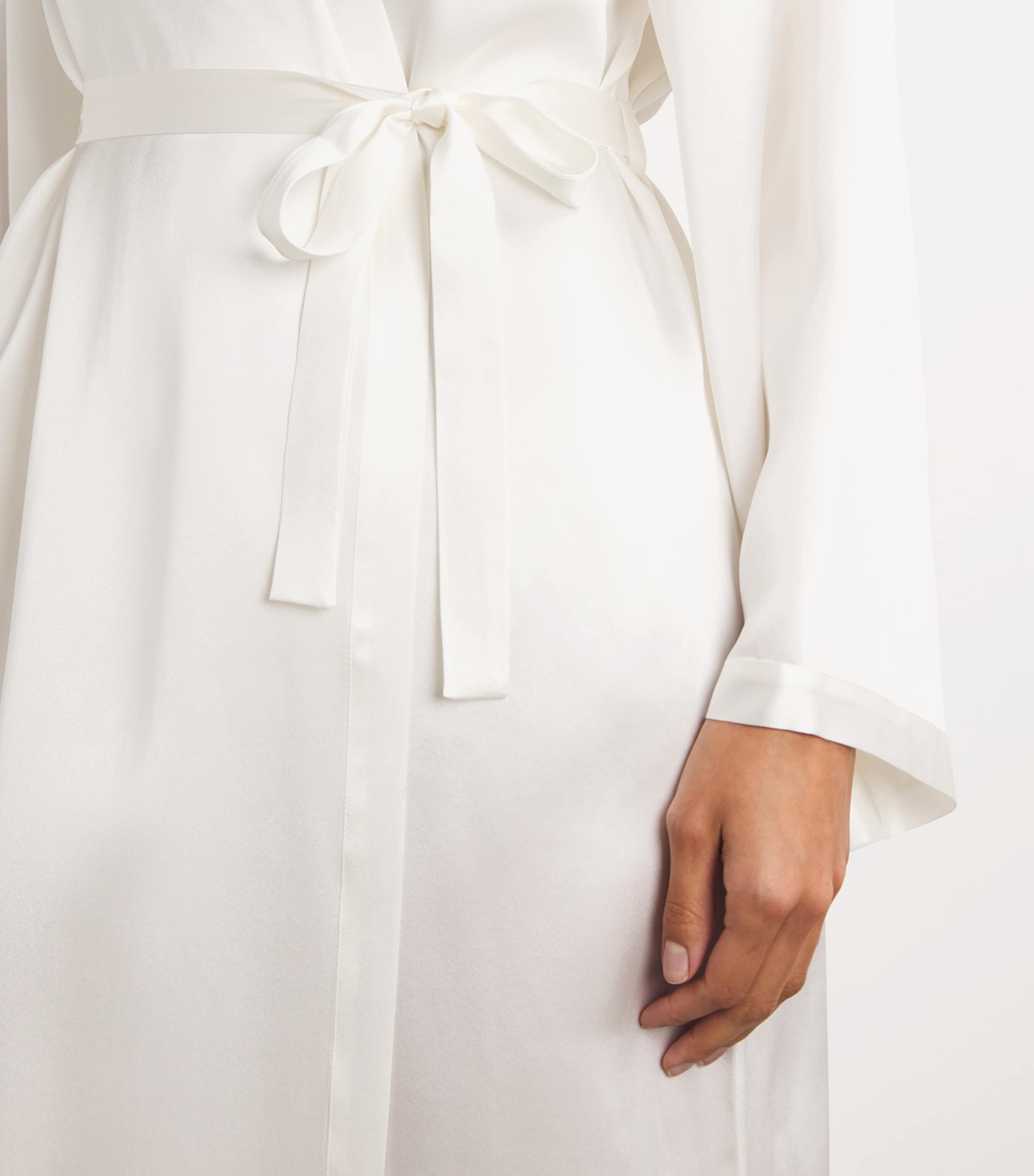 Silk Longline Tracy Robe NATUREL Image 6