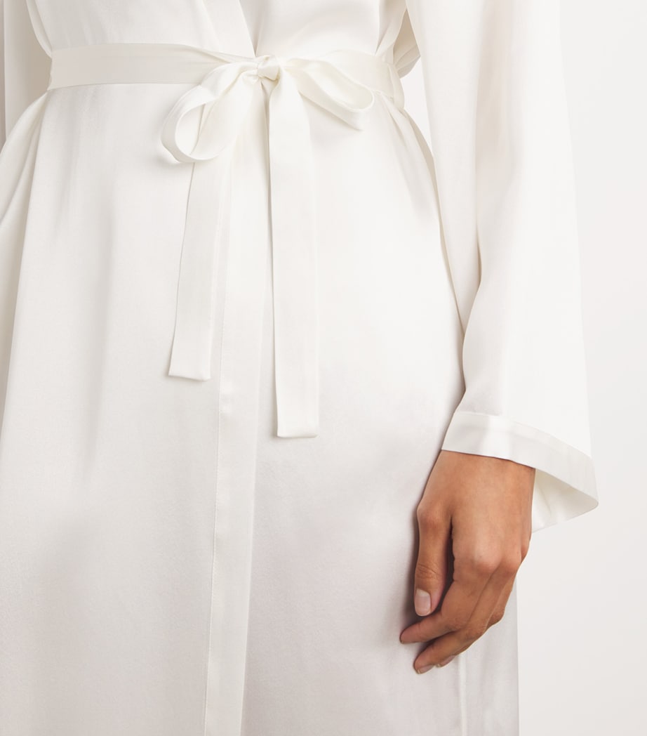 Silk Longline Tracy Robe NATUREL Image 6