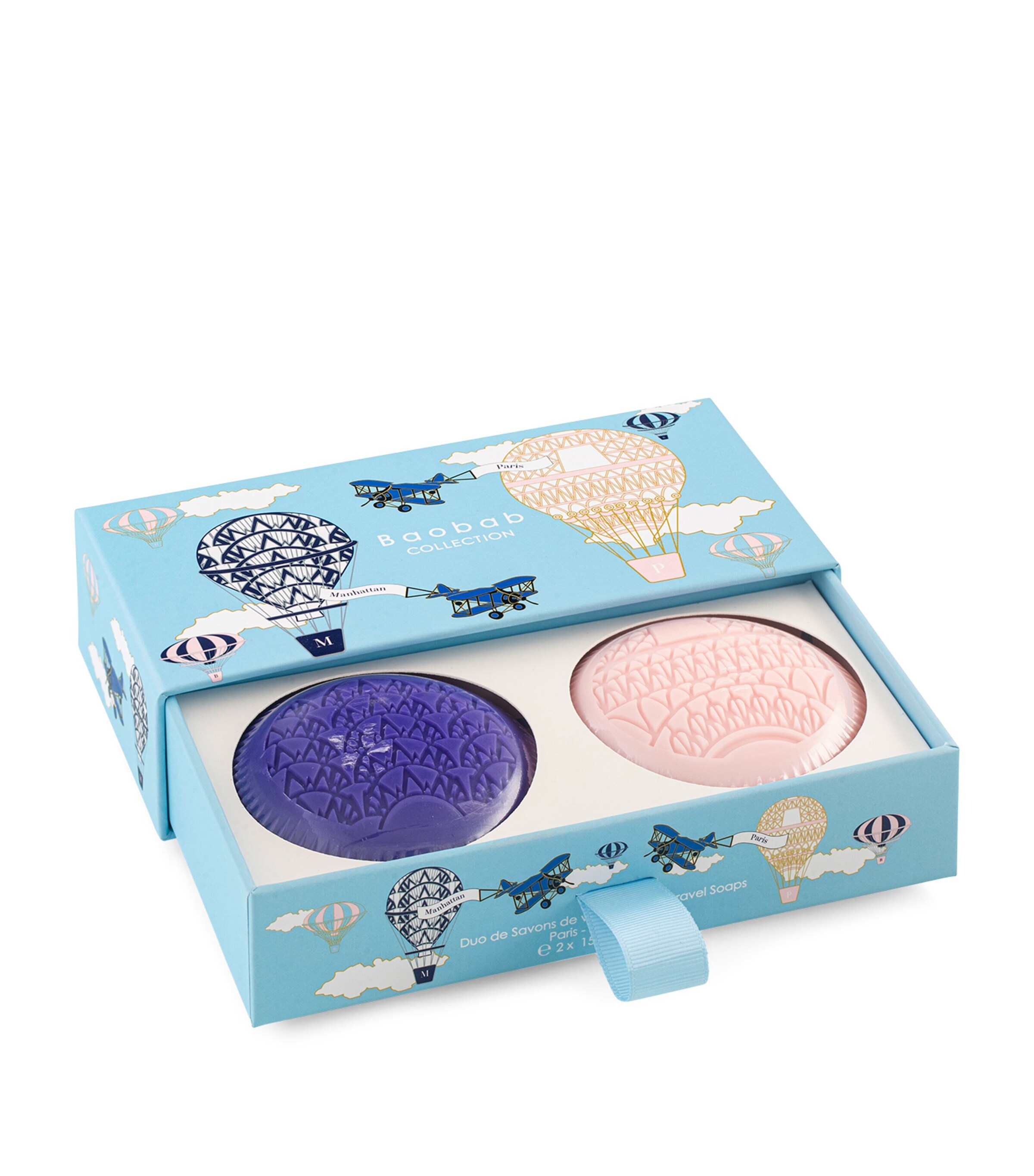 BAOBAB COLLECTION PARIS AND MANHATTAN SOAP GIFT SET
