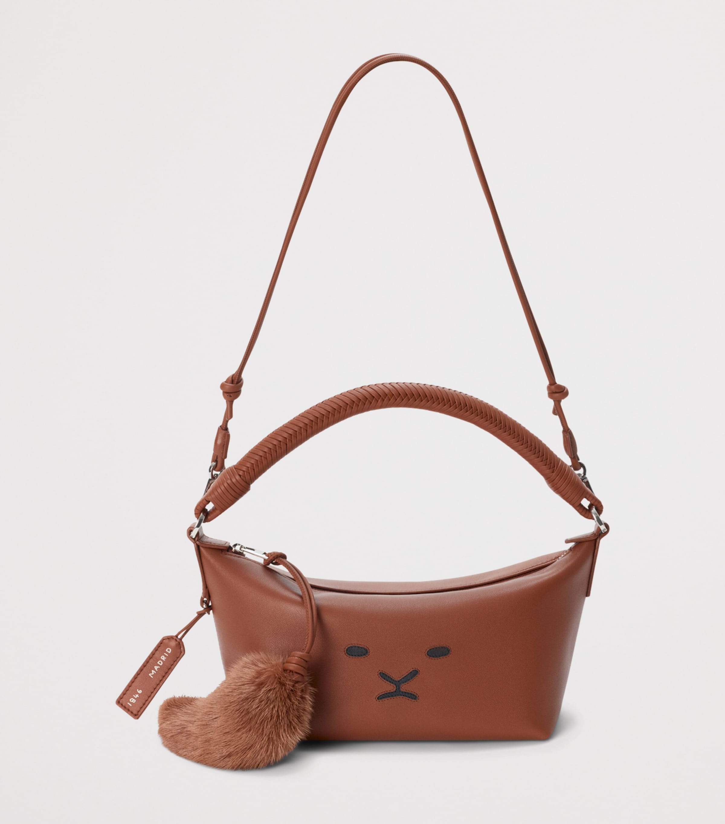 LOEWE Leather Cala 180 Top-Handle Bag Pecan Image 5