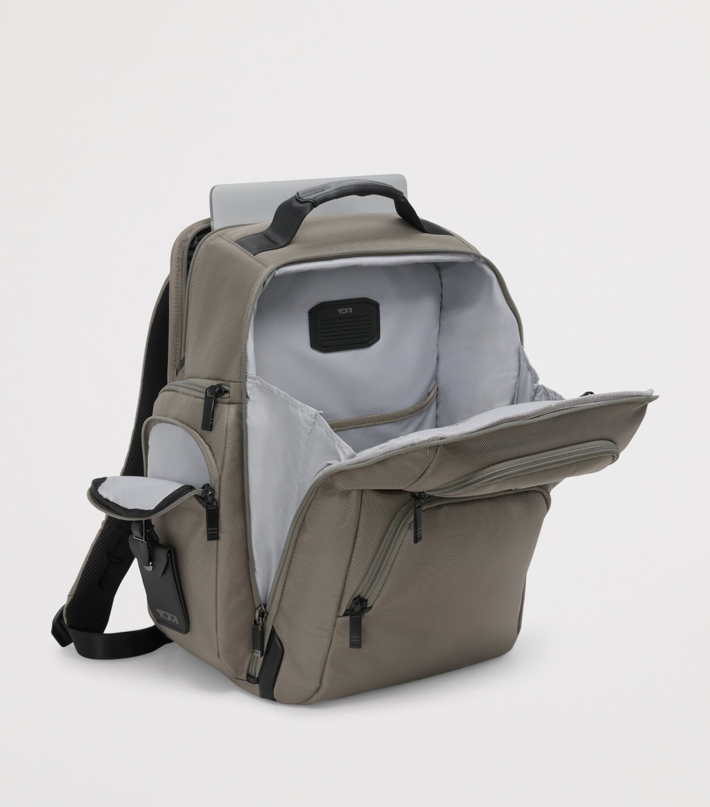 Alpha 4 TUMI Brief Pack Backpack GREY ALLOY A872 Image 2