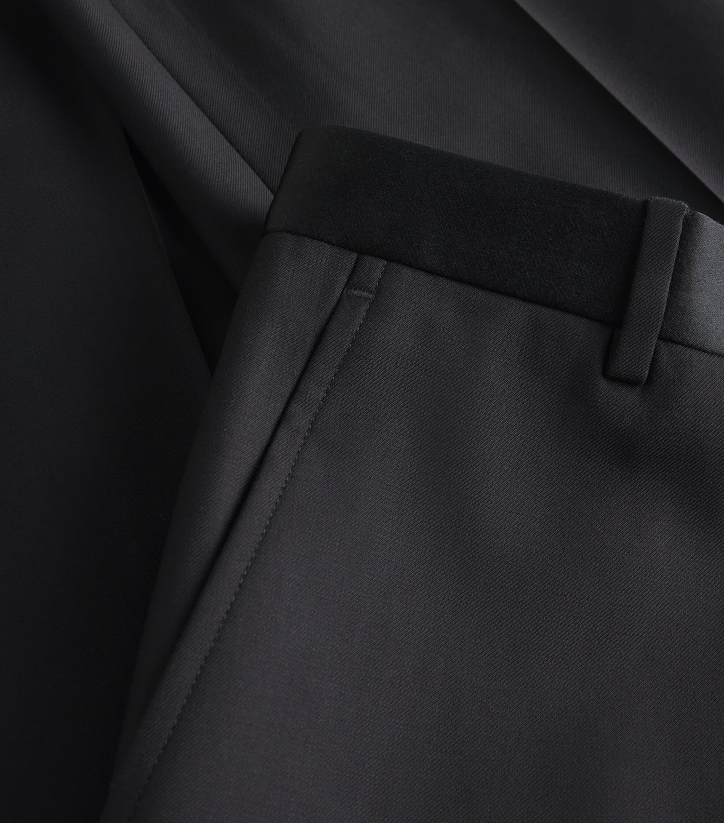 Virgin Wool Tailored Trousers 999 Image 5