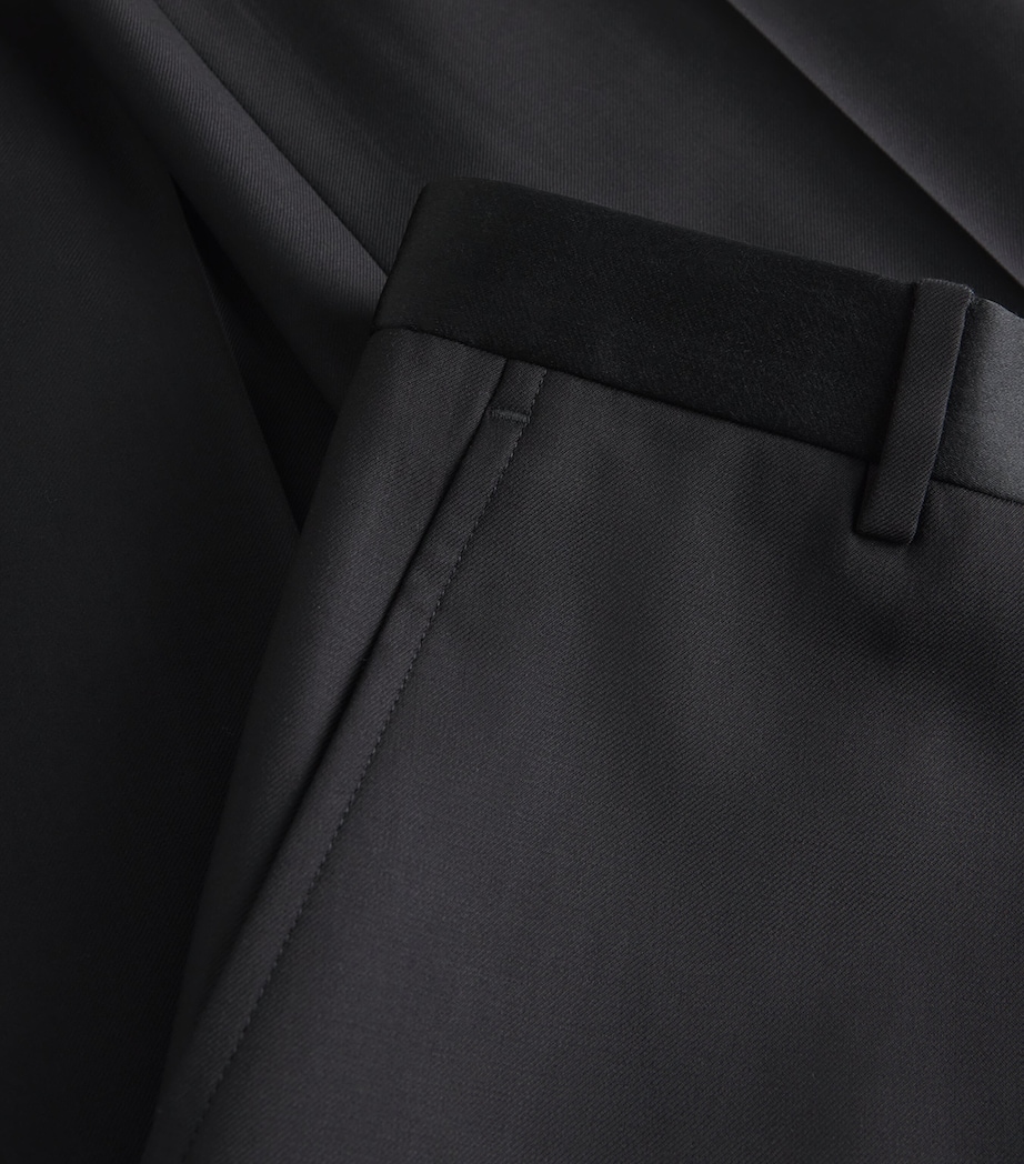 Virgin Wool Tailored Trousers 999 Image 5