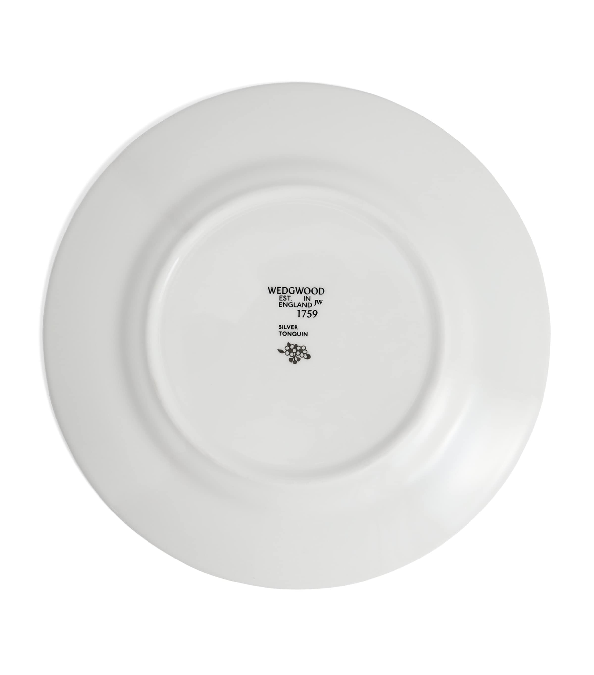 Bone China Silver Tonquin Plate (20cm) SILVER Image 6