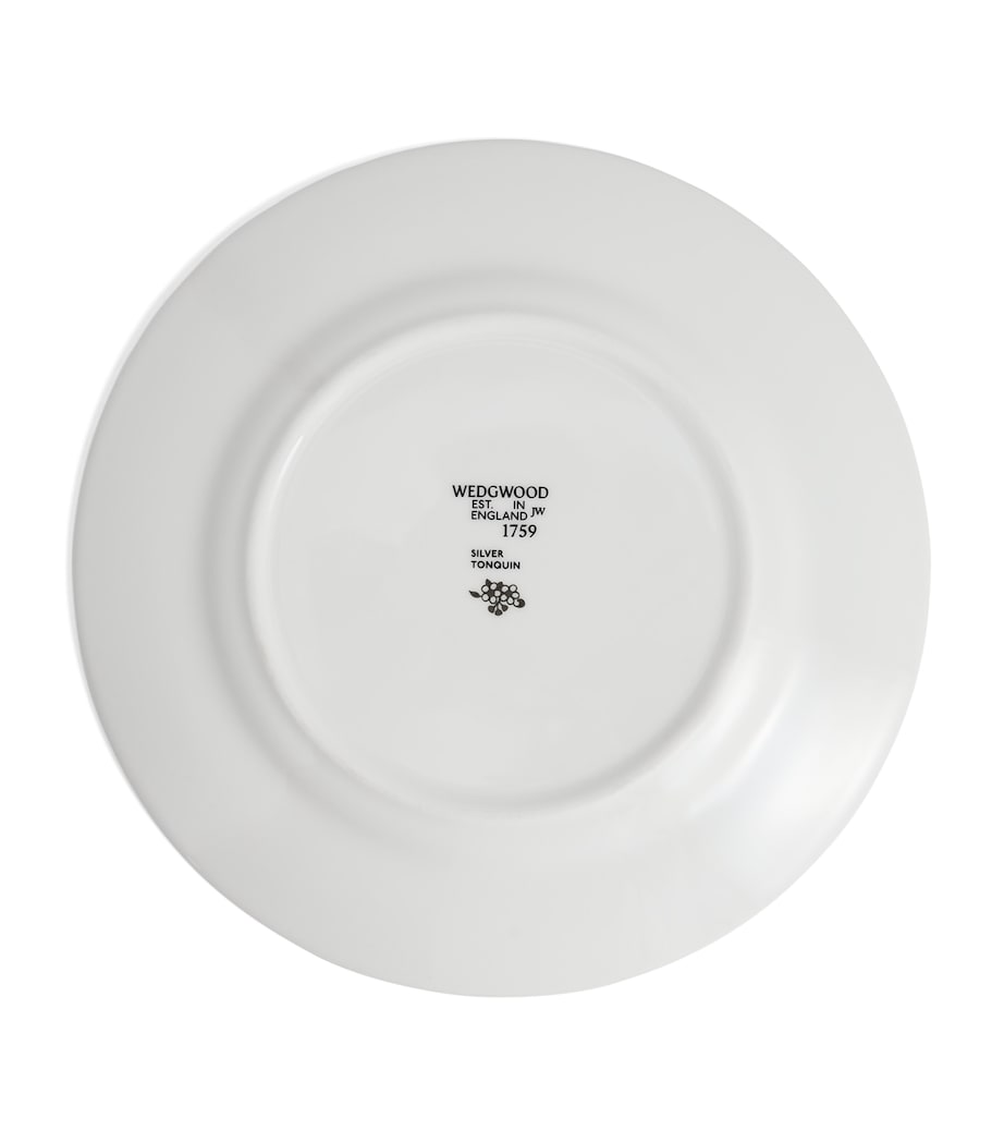 Bone China Silver Tonquin Plate (20cm) SILVER Image 6