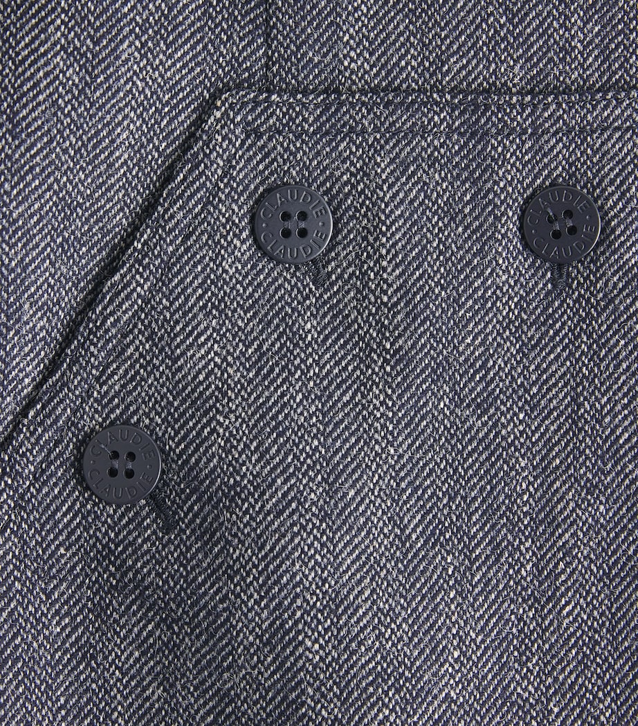 Claudie Pierlot Womens Wool-Blend Tweed Mini Skirt Dual Color Image 6