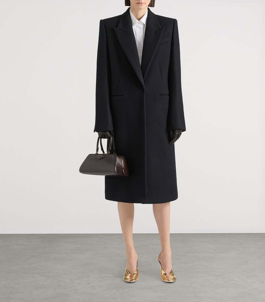 Wool Overcoat BLACK Image 2