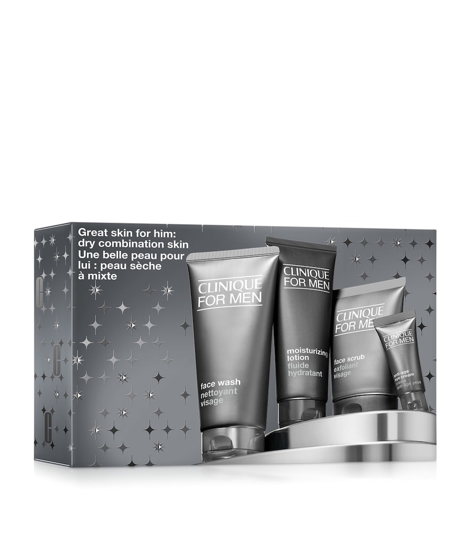 Great for Him: Clinique For Men Dry Combination Skin Gift Set NO COLOUR Image 1