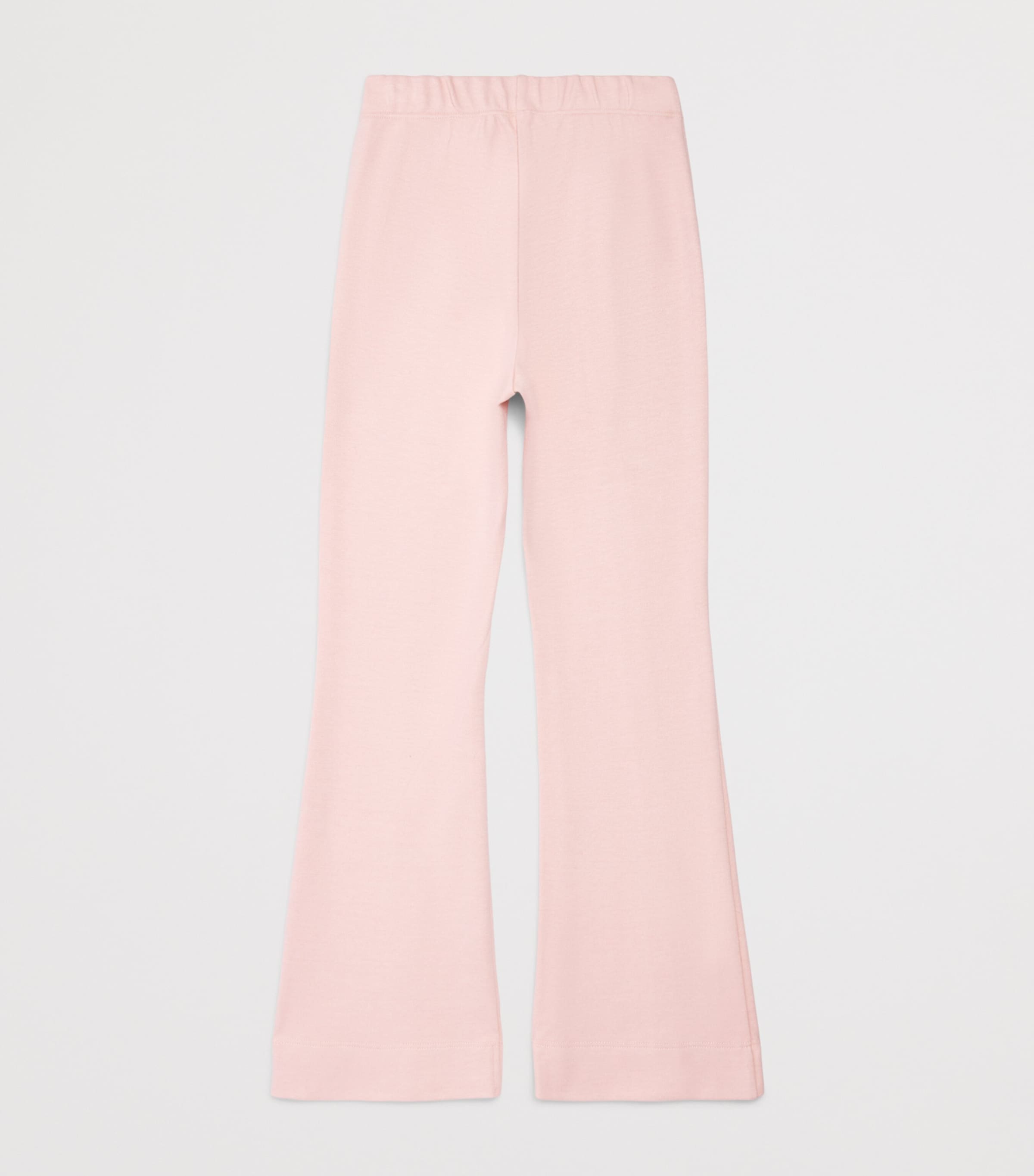 Monnalisa Knit Flared Trousers (3 Months-6 Years) Lotus Image 2