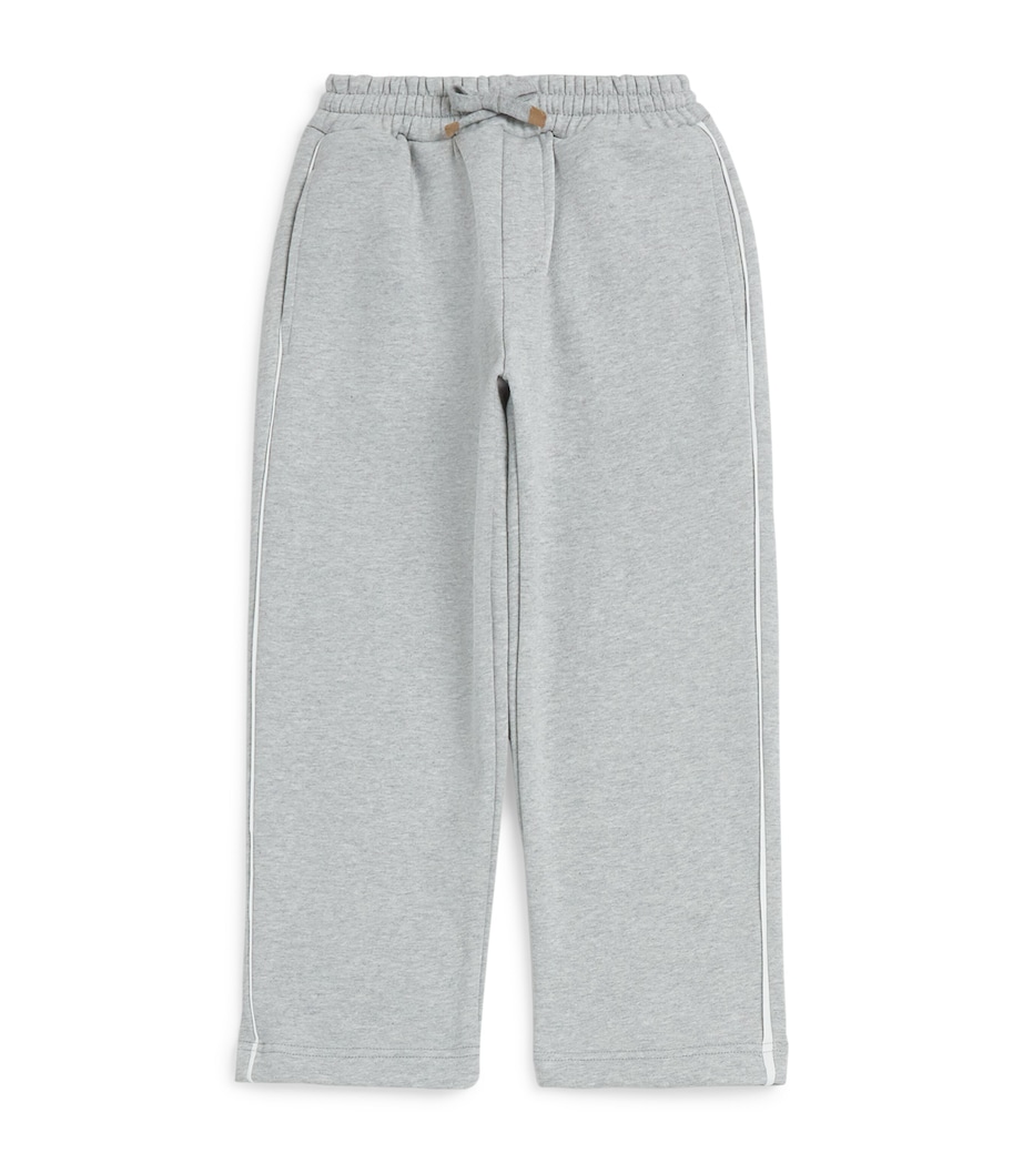 Cotton Drawstring Sweatpants (2-16 Years) 800AVGRIGIO CHAVORIO Image 1