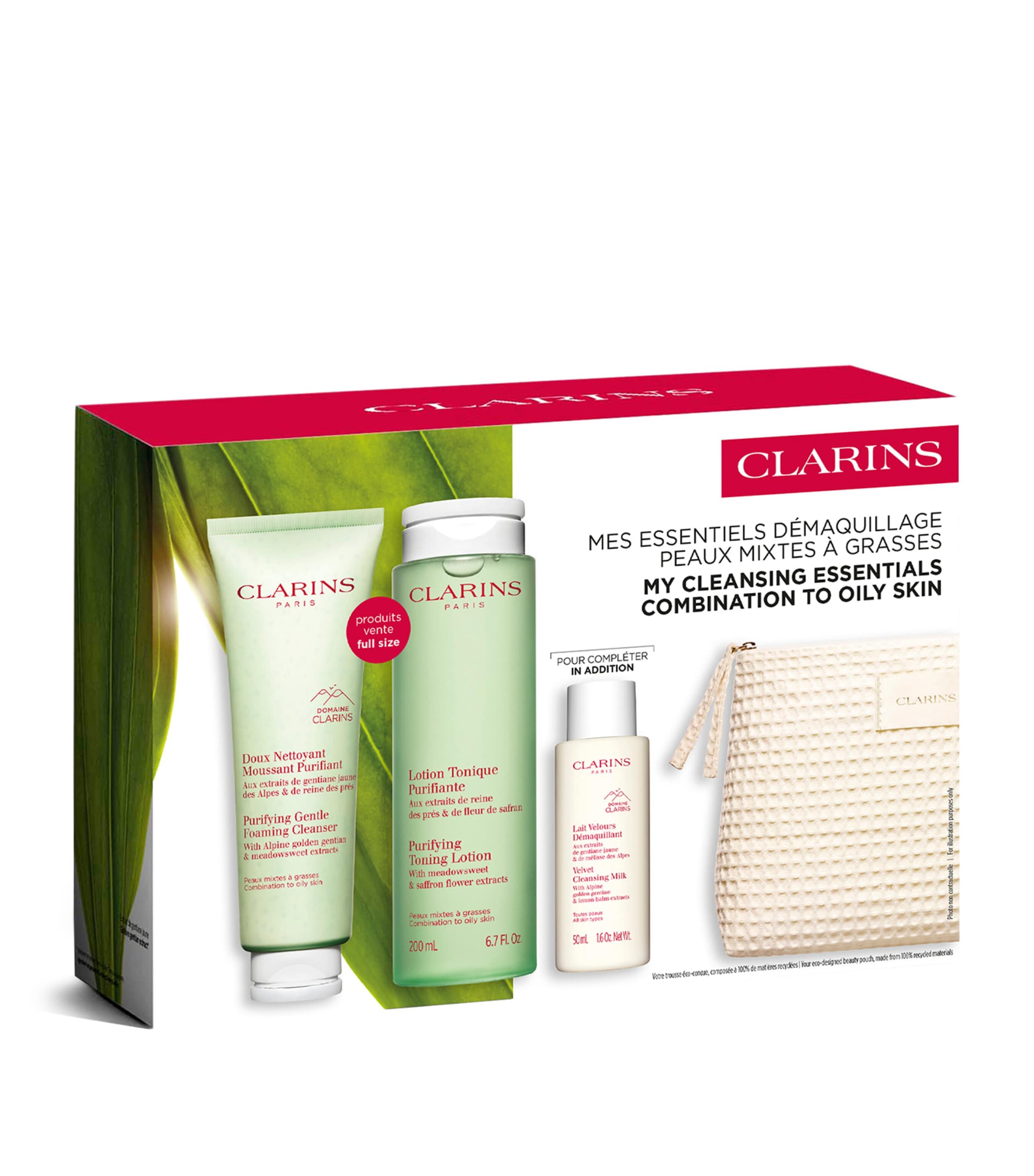 Clarins My Cleansing Essentials - Combination to Oily Skin Gift Set NO COLOUR Image 3