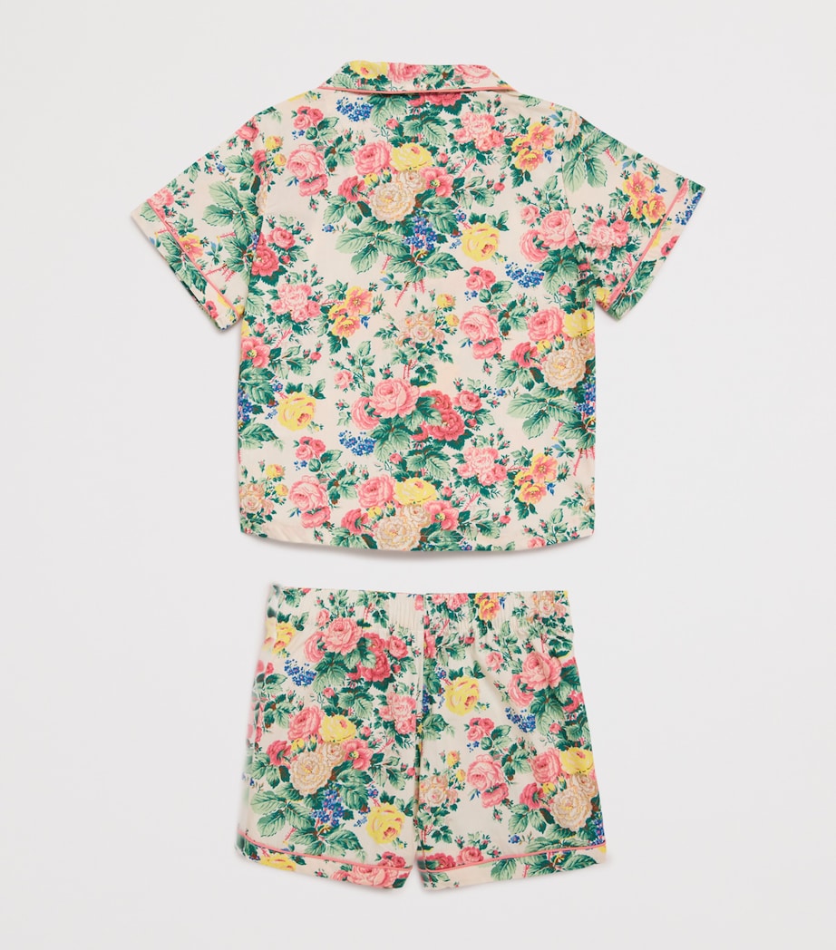 Cotton Shirt and Shorts Set (7-14 Years) E69 MULTI Image 2