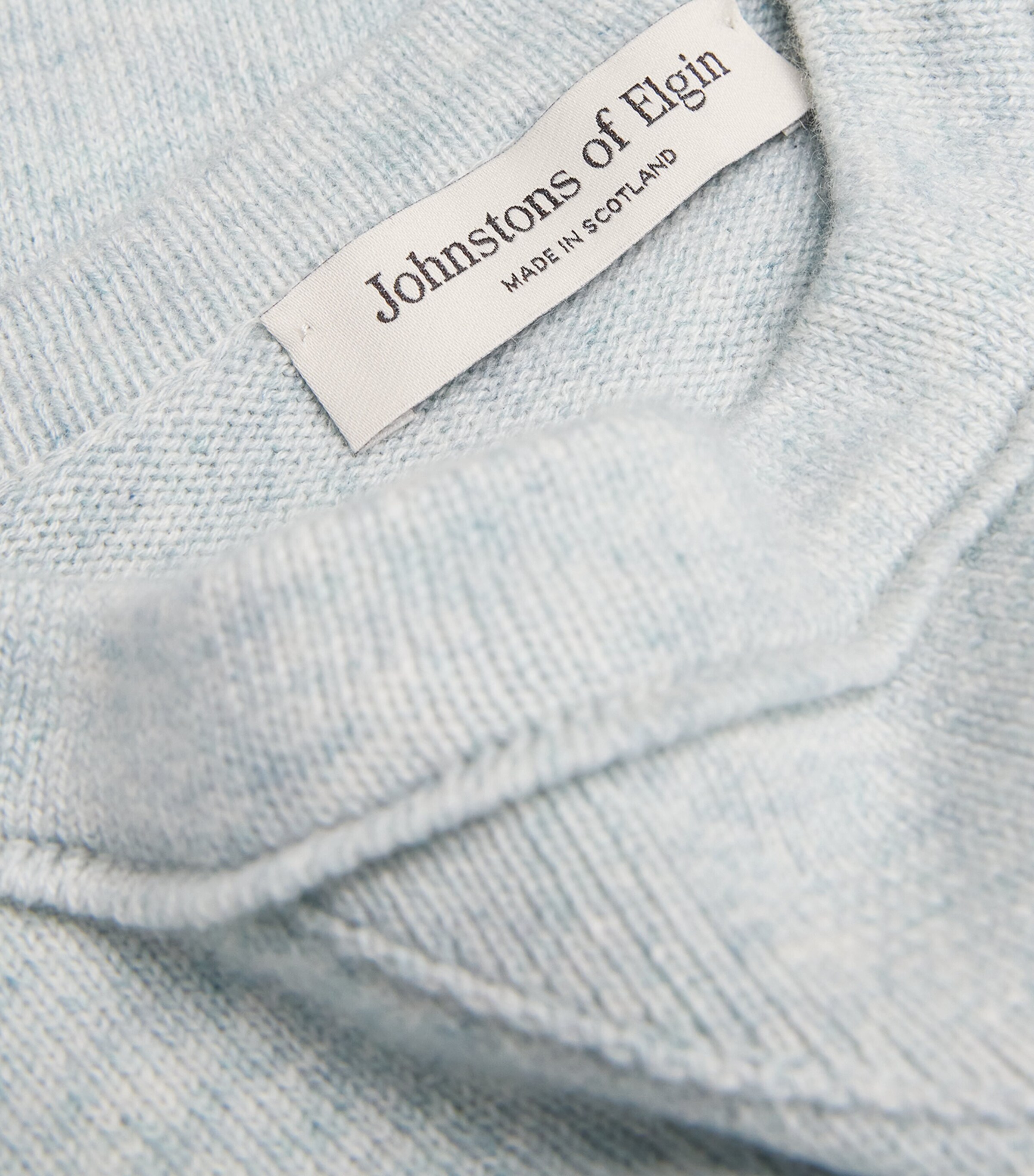 Johnstons Of Elgin Womens Cashmere Stella Sweatshirt Lunan Mint Image 6