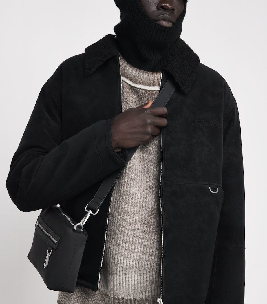 Nylon Cross-Body Bag BLACK Image 5