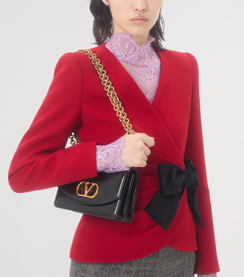 Virgin Wool Bow Blazer 9QK Image 2