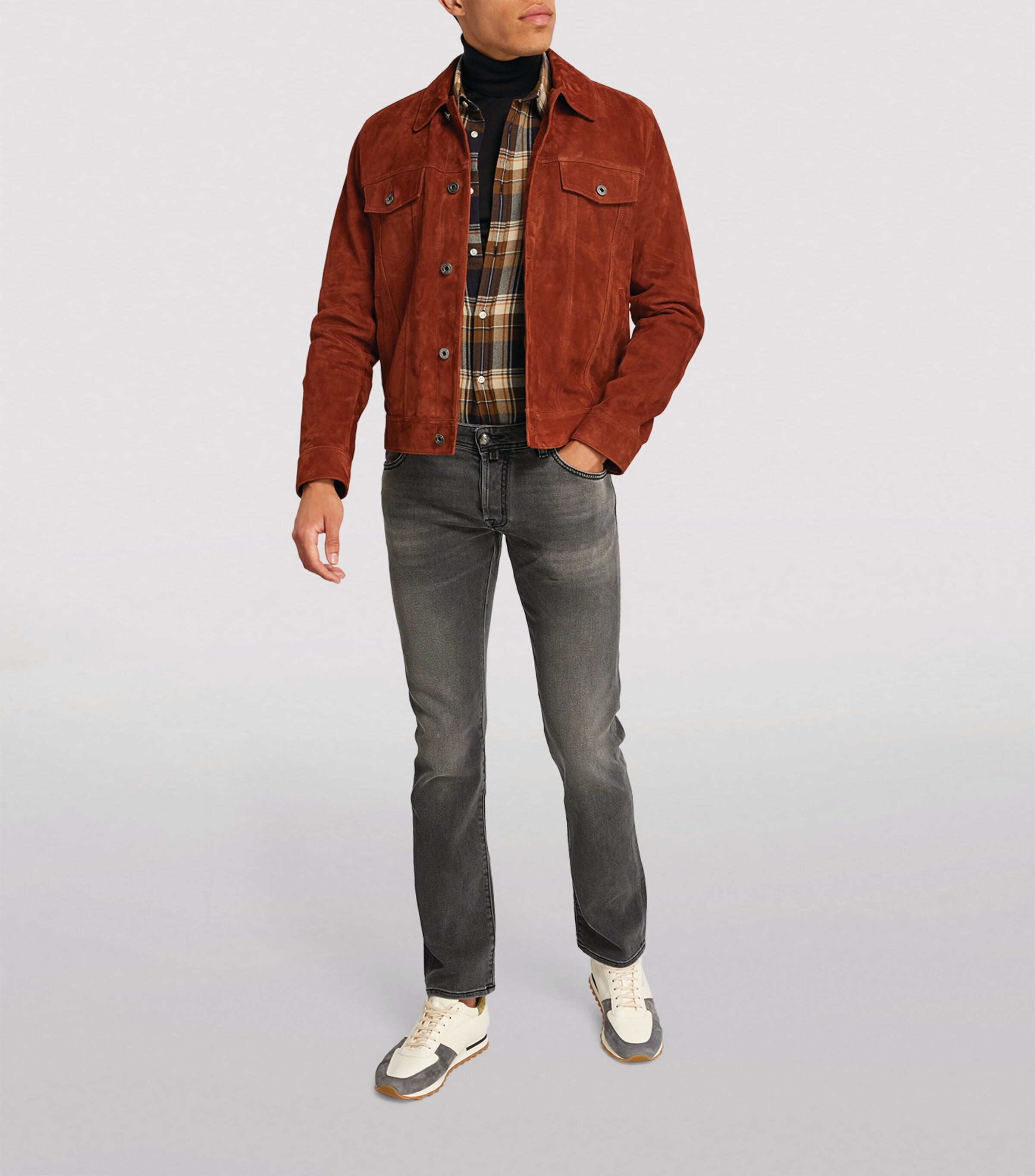 Comfort-Stretch Faded Slim Jeans 500D Image 2