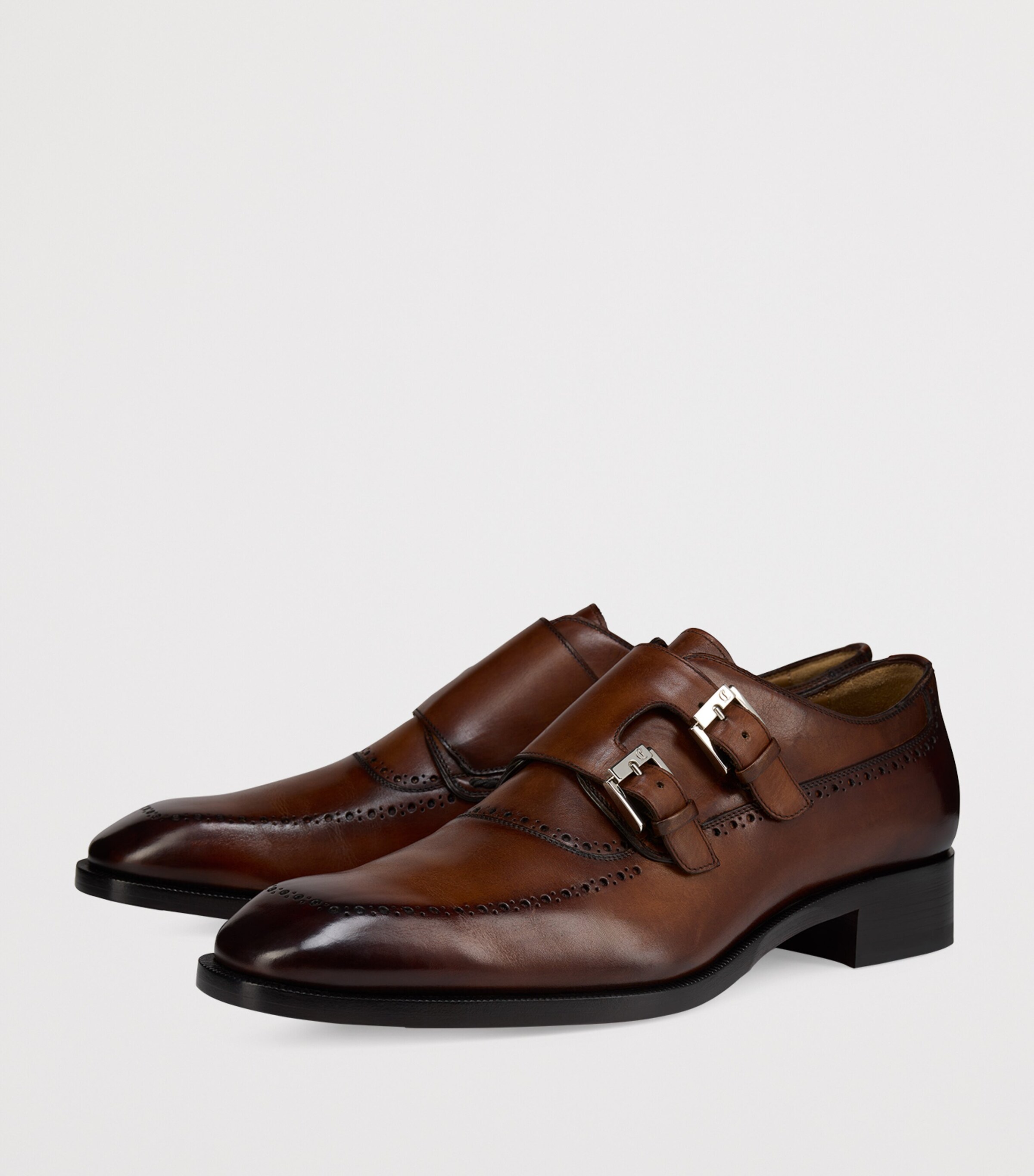 Christian Louboutin Sartok Leather Monk Shoes Image 5