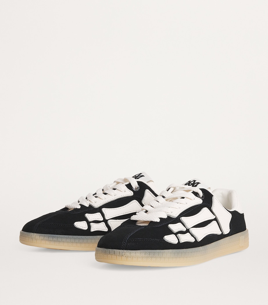 AMIRI Suede Pacific Bones Sneakers Black Image 3