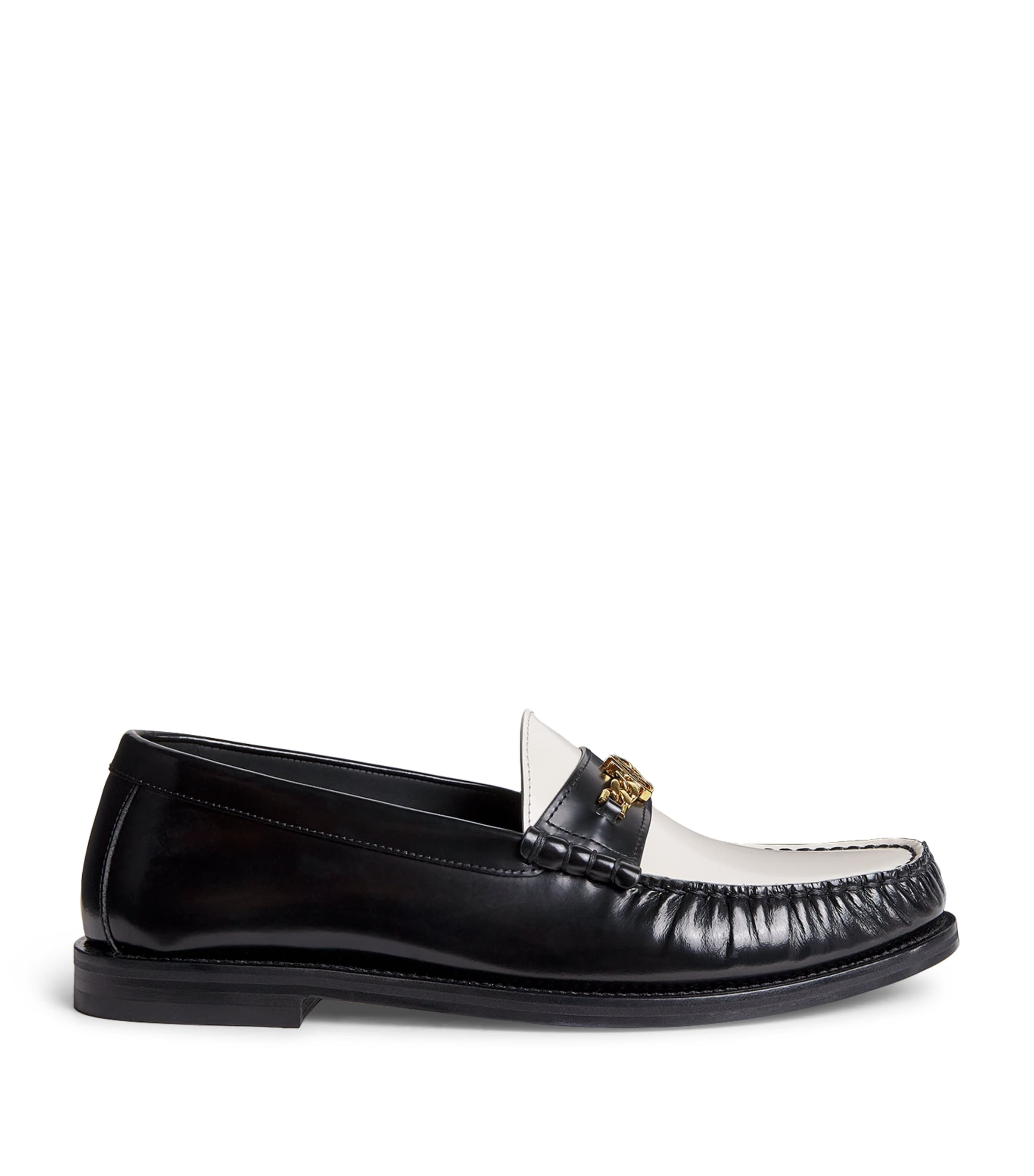 AMIRI Leather MA Chain Two-Tone Loafers | Harrods US AMIRI Leather MA Chain Two-Tone Loafers | Harrods US