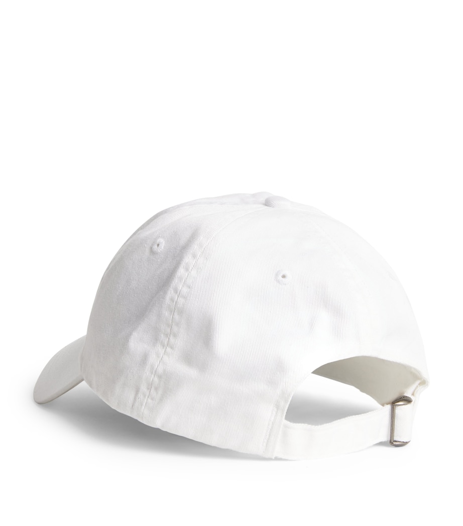 Polo Ralph Lauren Cotton Baseball Cap White Image 3