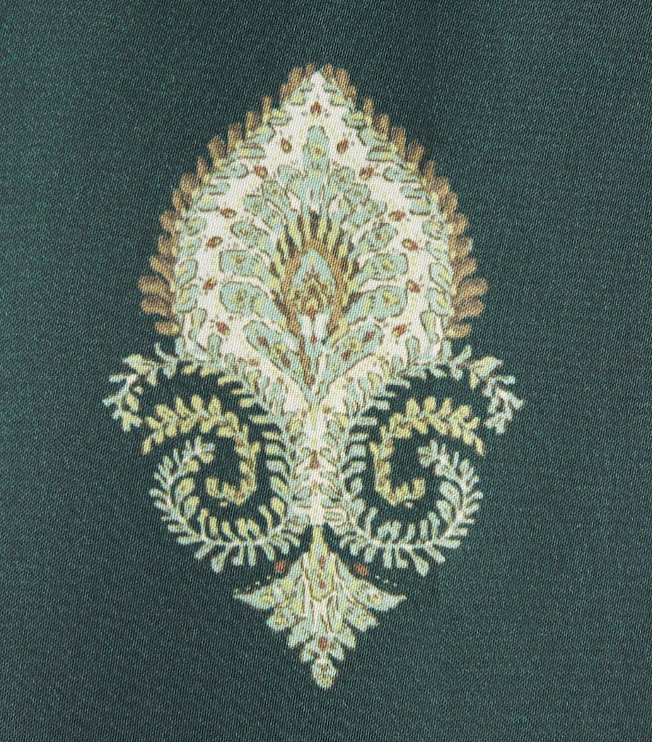 Sandro Paris Womens Paisley Trousers Green Image 6
