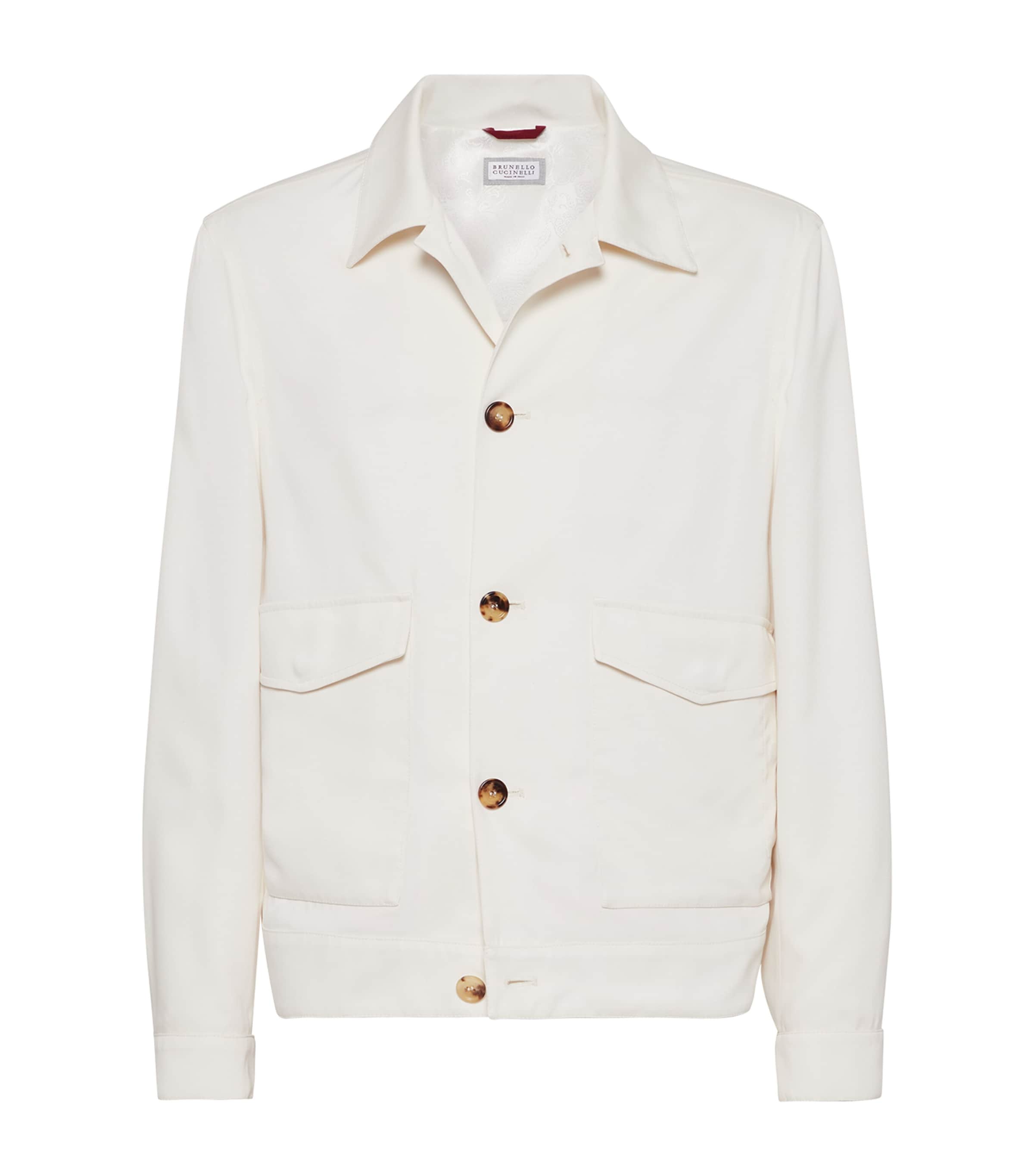 ジャケット Brunello Cucinelli Giacca In Lana Tropical Luxury Brunello Cucinelli Tropical luxury wool mountain jacket with