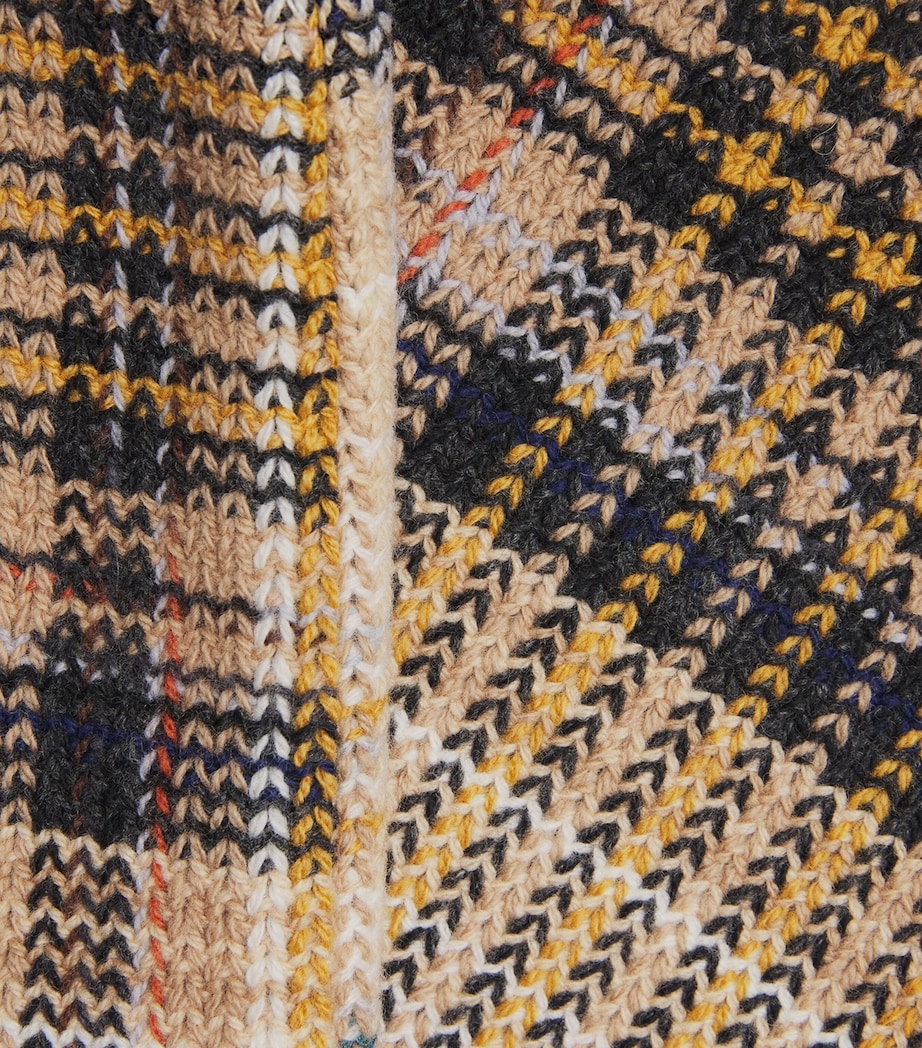 Missoni Womens Knitted Zigzag Mini Skirt Multi O/b/b Image 6