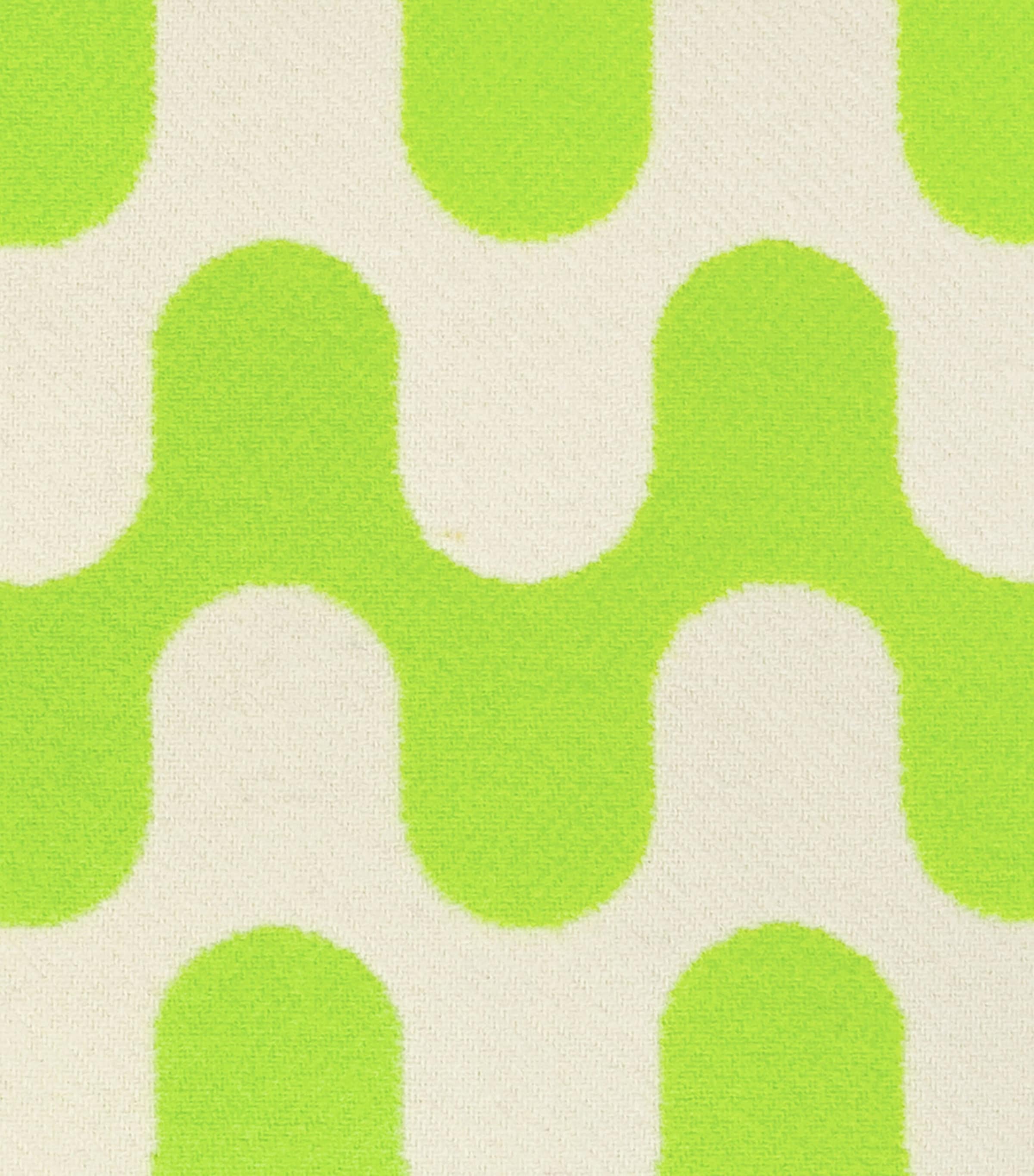 Frette Wool Modernism Throw (135cm x 220cm) Bright Lime/c Image 5