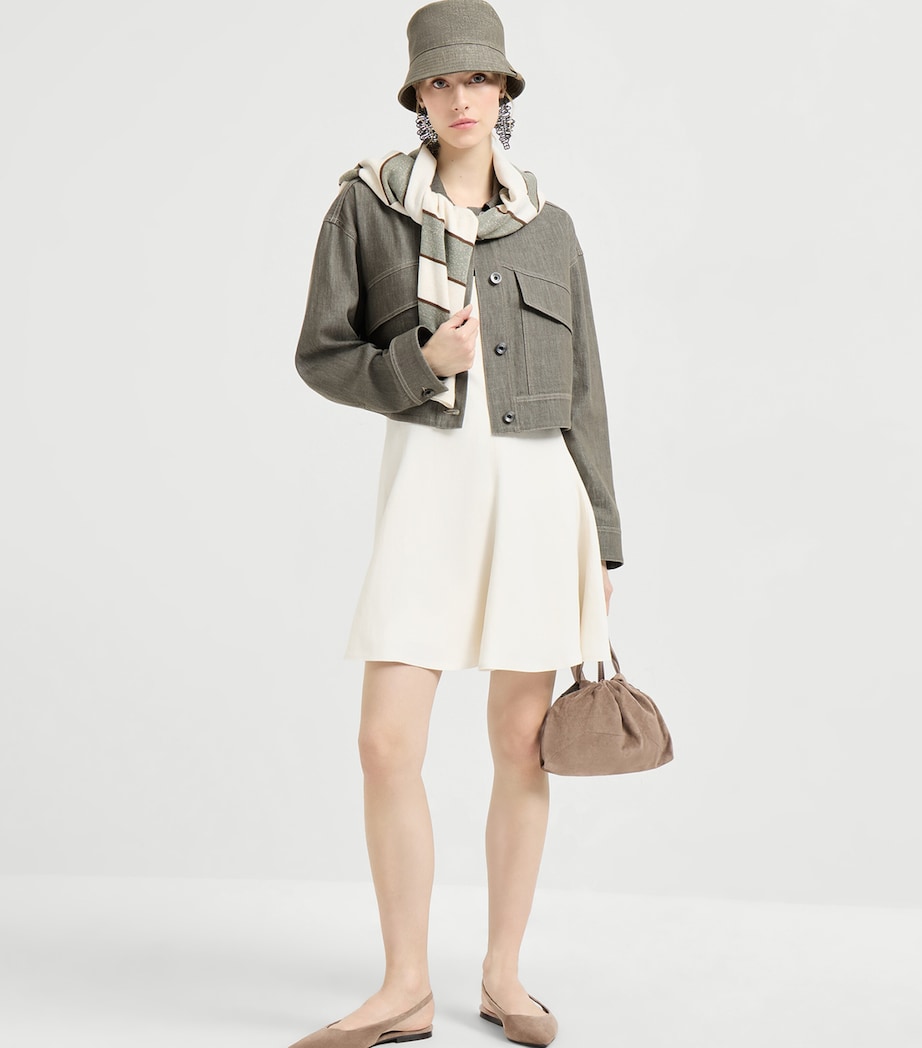 Cotton Twill Denim-Effect Jacket C004 Image 2