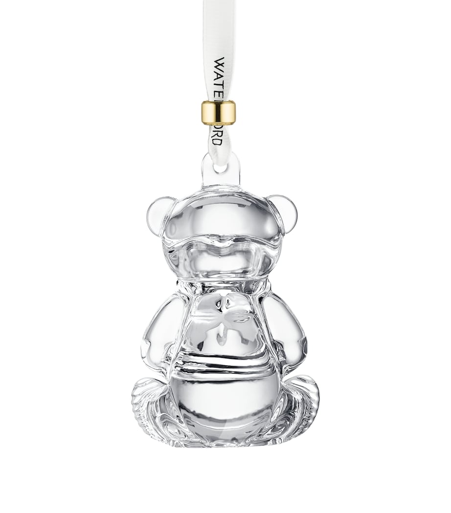 Crystal First Bear Tree Decoration 2025 CLEAR Image 3