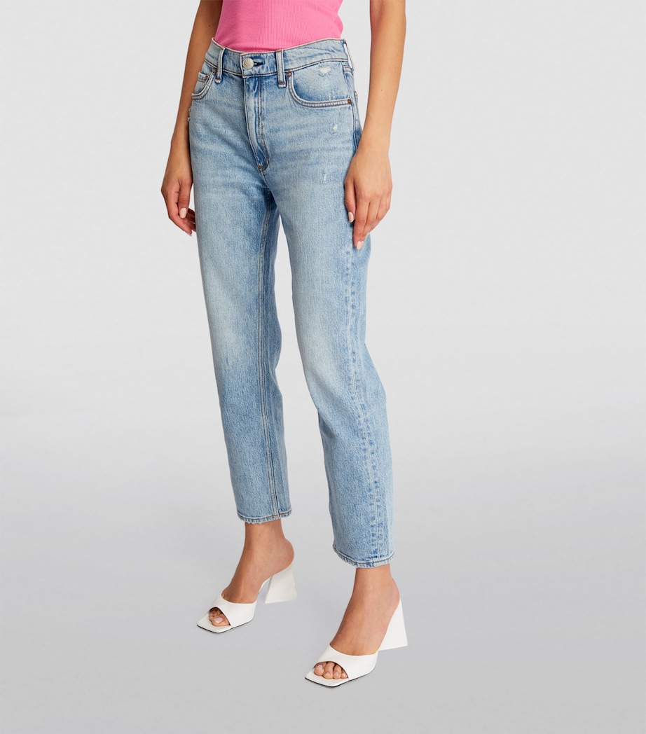 Harlow Mid-Rise Straight Jeans LOU1 Image 3