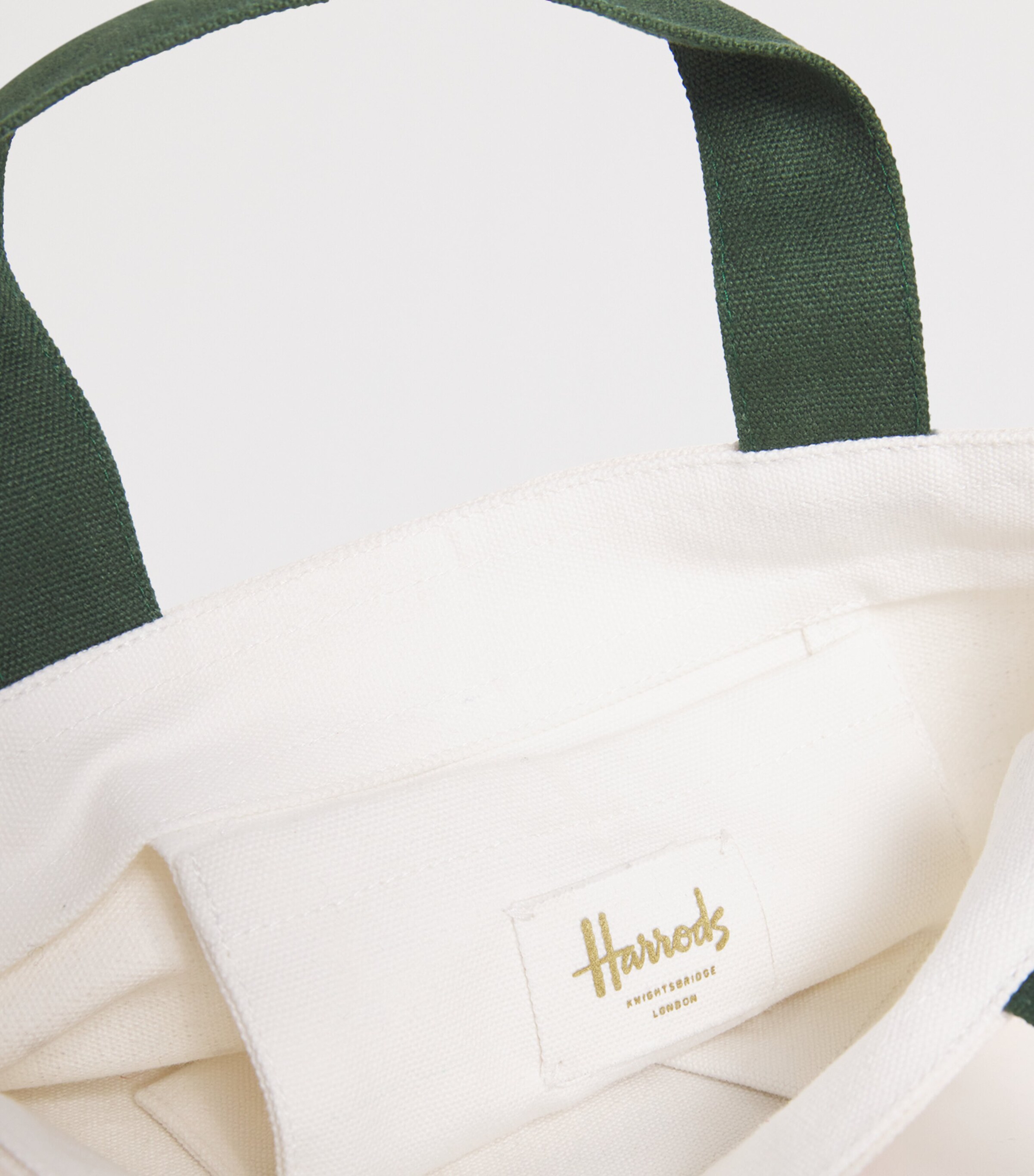 Harrods Small Christmas Bear Tote Bag Neutral Image 3