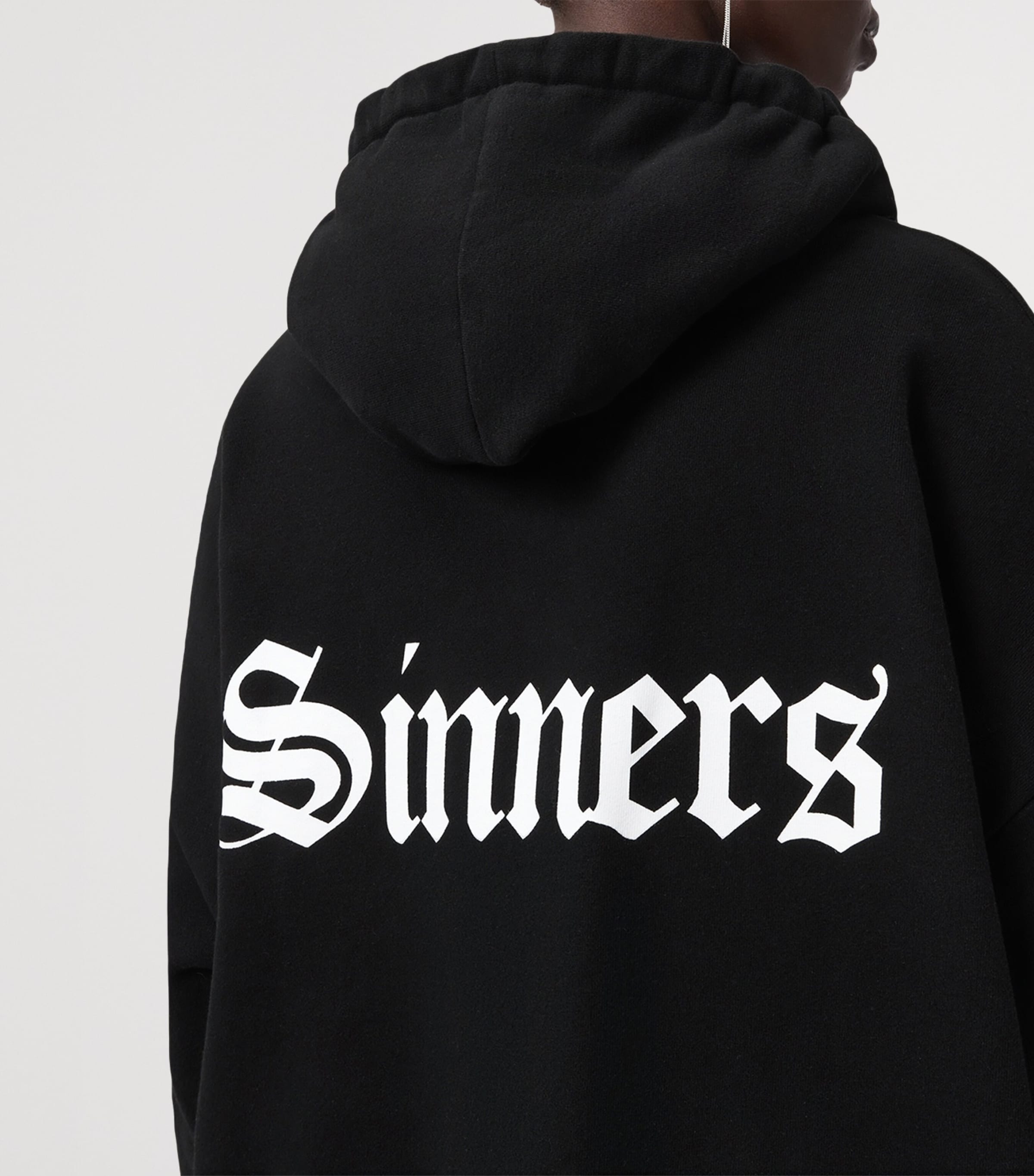 Cotton Saint Etie Hoodie BLACK Image 6