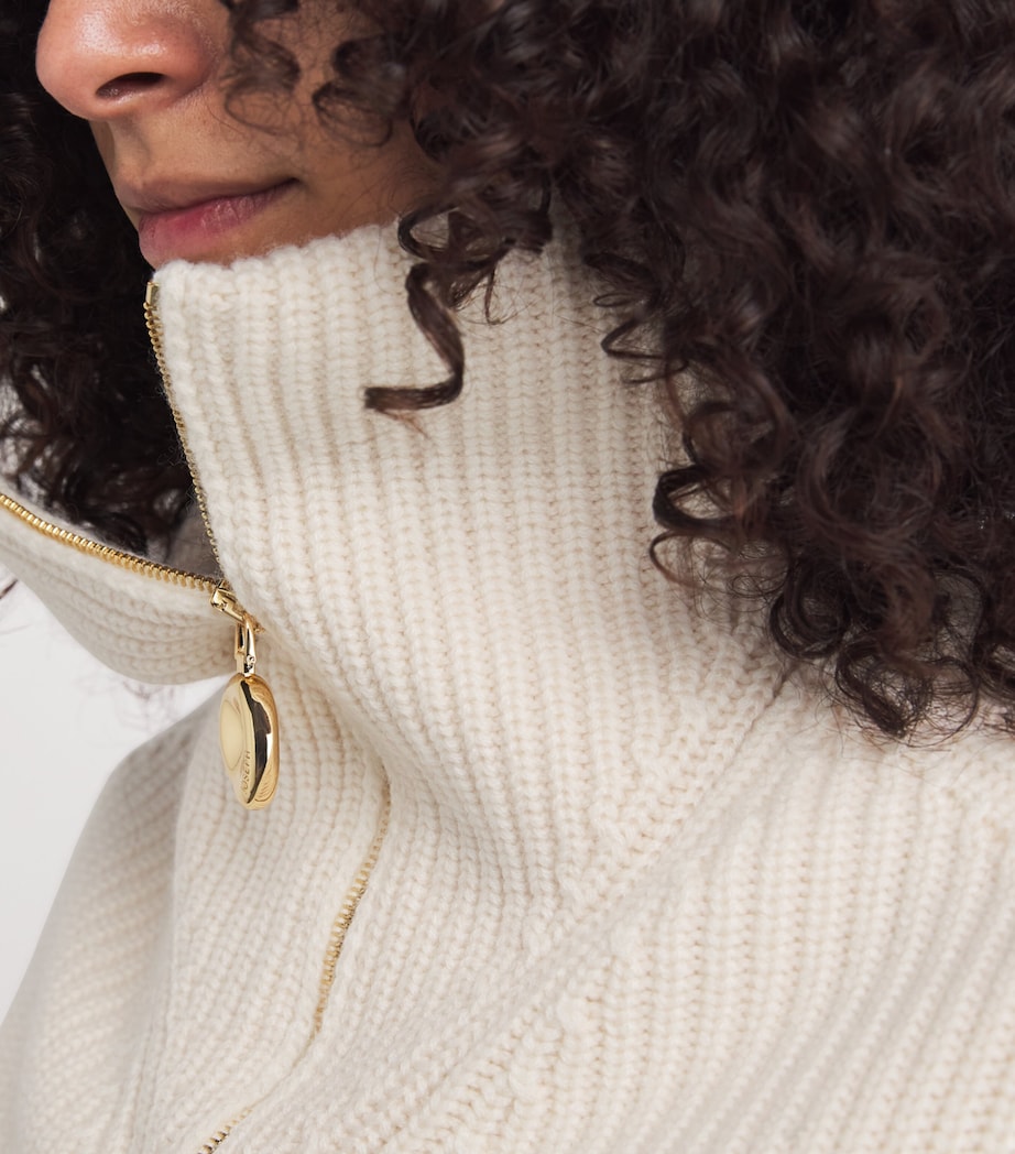 Cashmere-Blend Ribed Raffet Sweater WAX Image 6