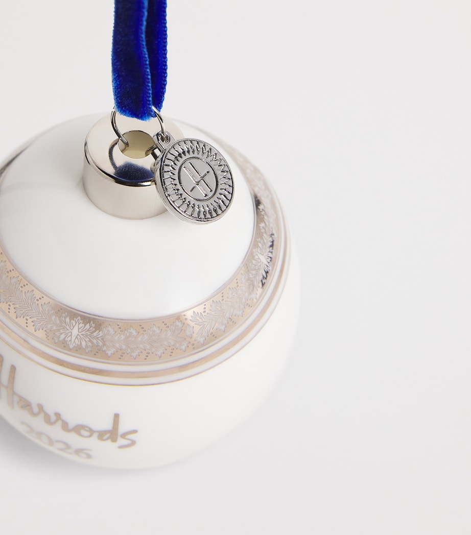 Ceramic 2026 Bauble WHITE Image 2