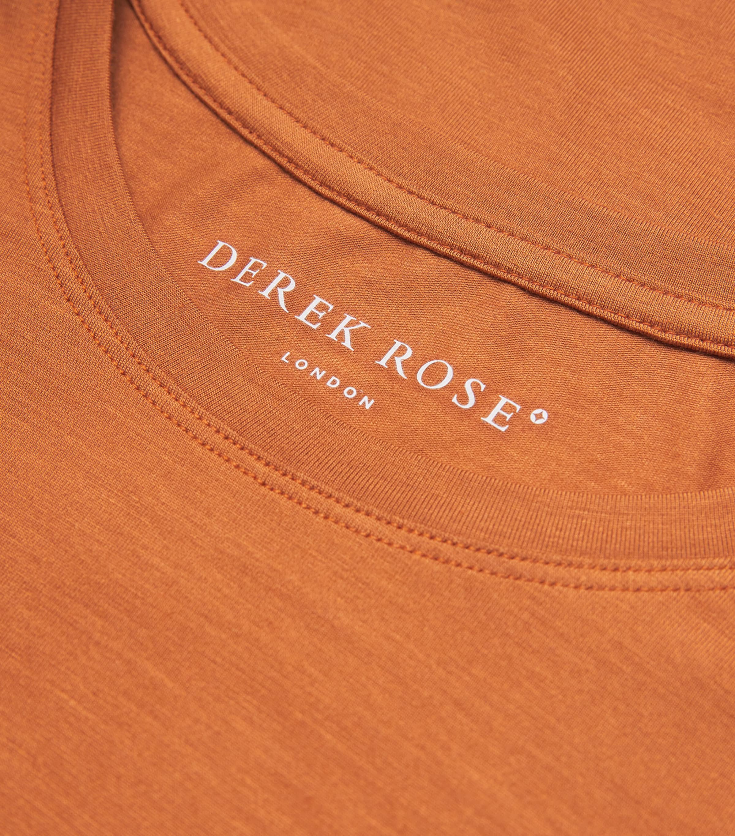 Micro Modal Basel T-Shirt 022BRO Image 5