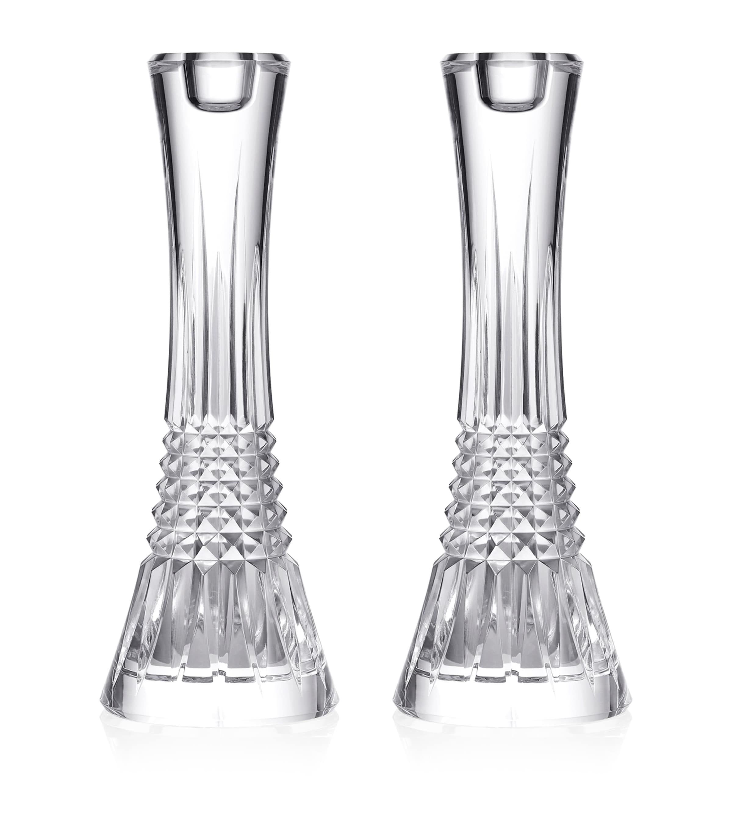 Waterford Lismore Diamond Candlestick In Clear