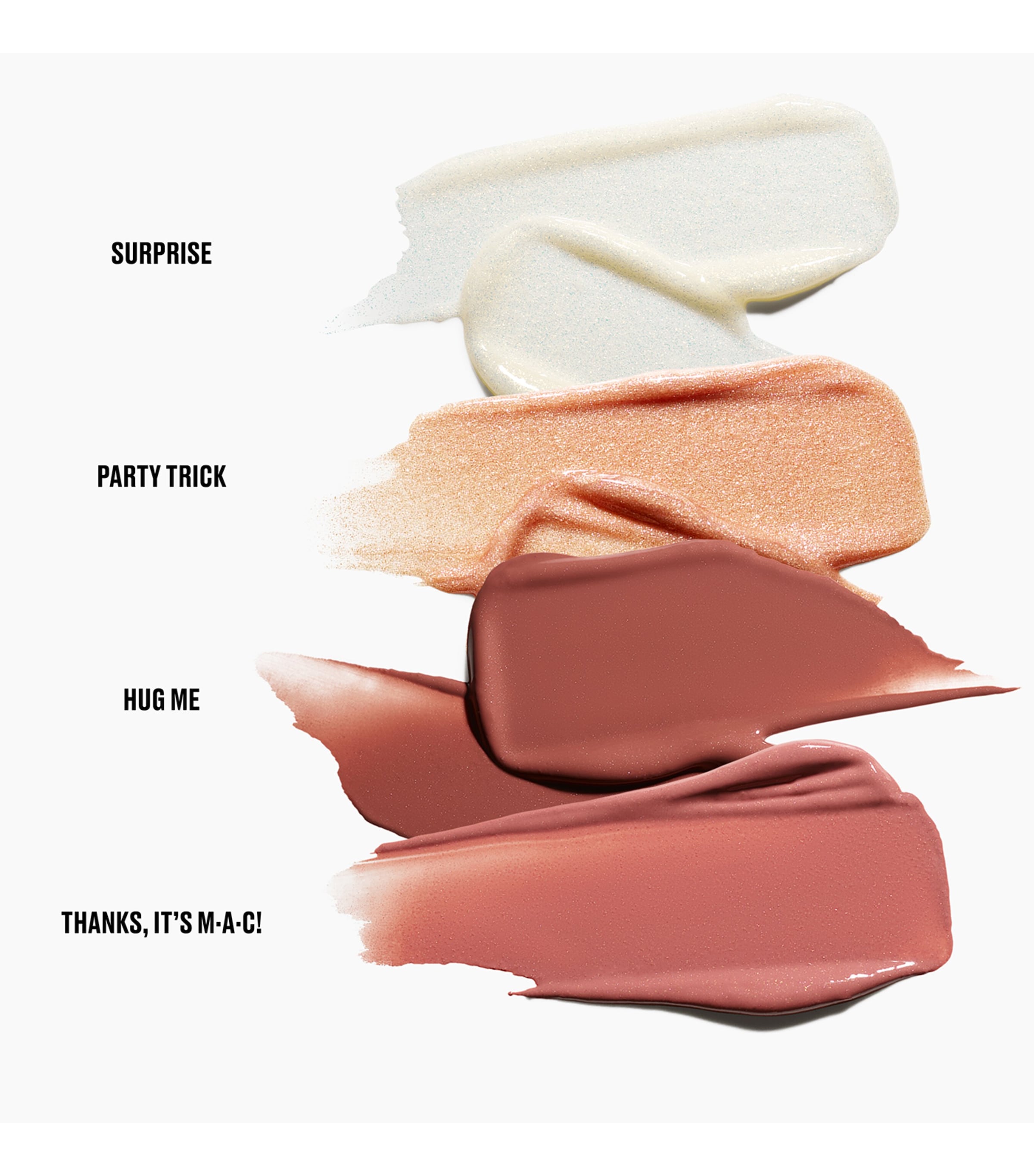 MAC Lustreglass Sheer-Shine Lipstick Hug Me Image 4